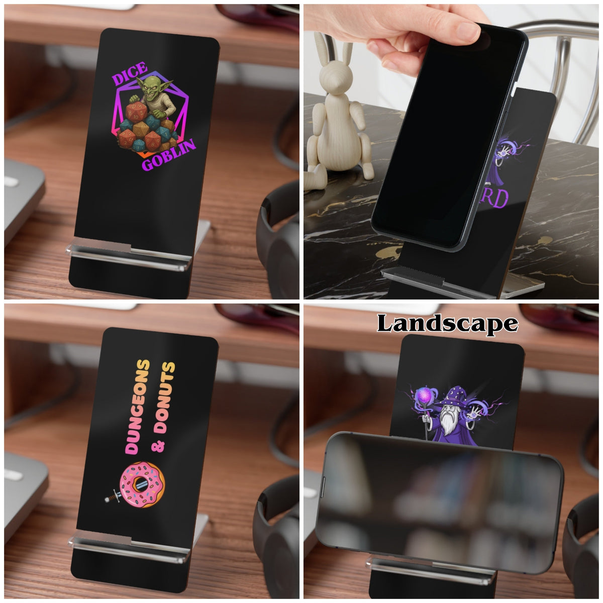 D&D and Rpg mobile Phone Stands