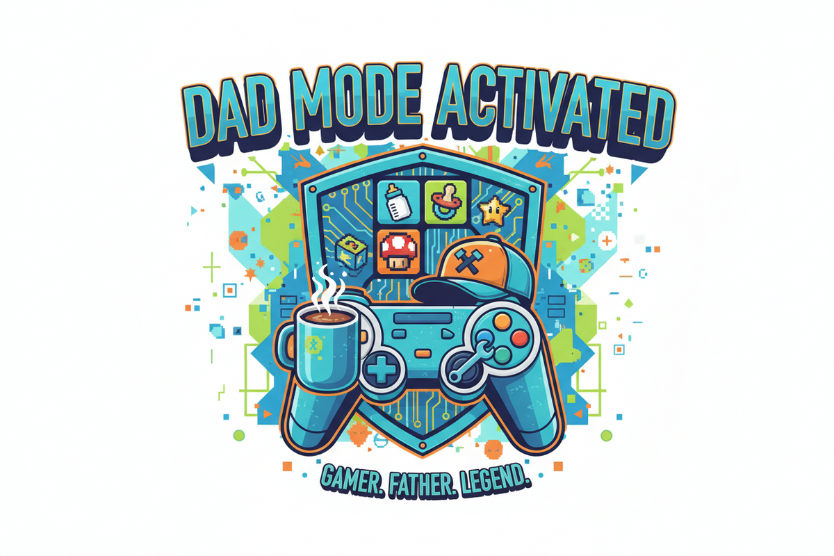 Dad Mode Activated-Cool Dads and Bad Jokes