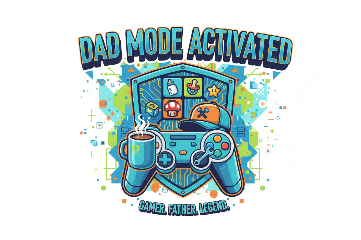 Dad Mode Activated-Cool Dads and Bad Jokes