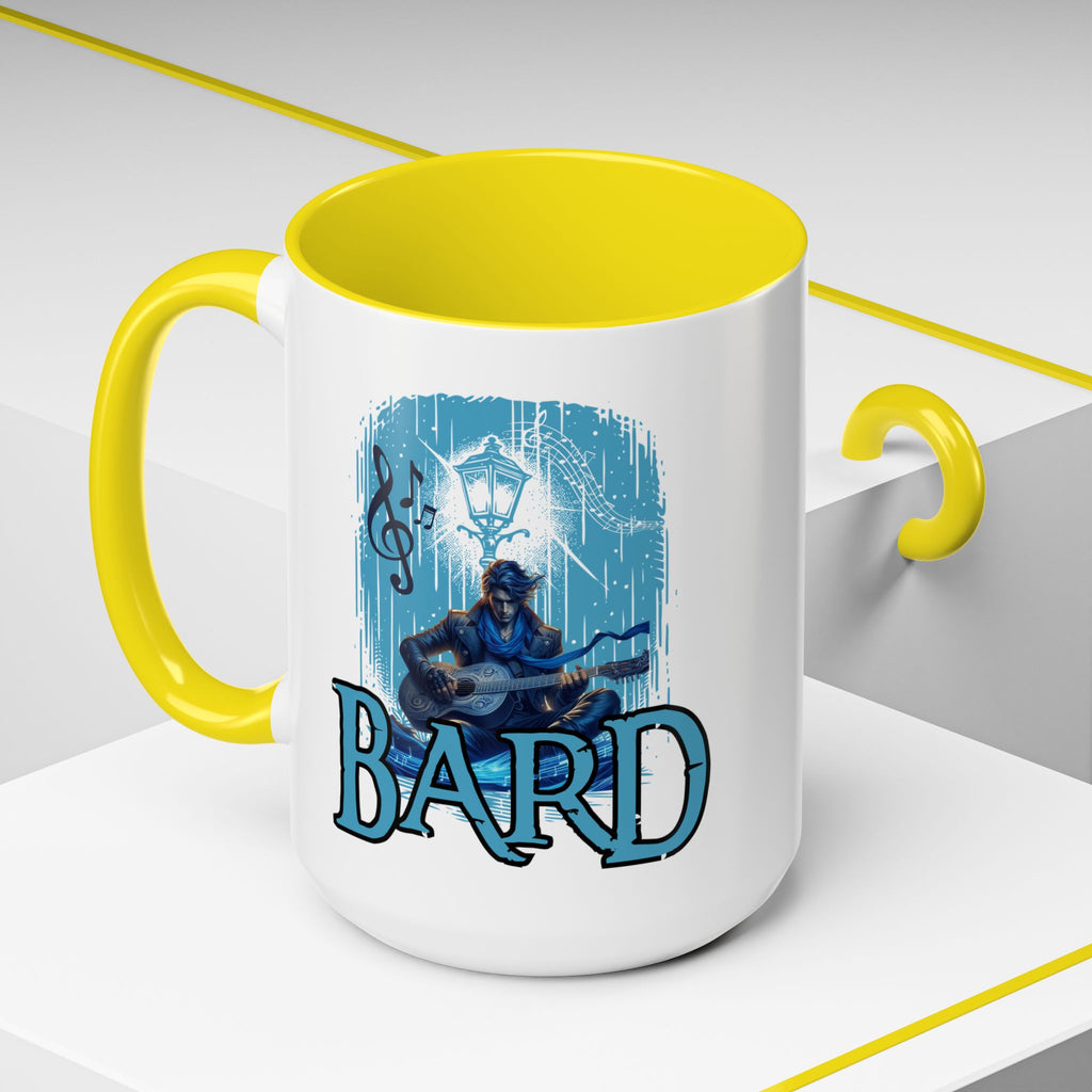 Bard Coffee Mug – D&D Bard RPG Musician Design (15 oz)