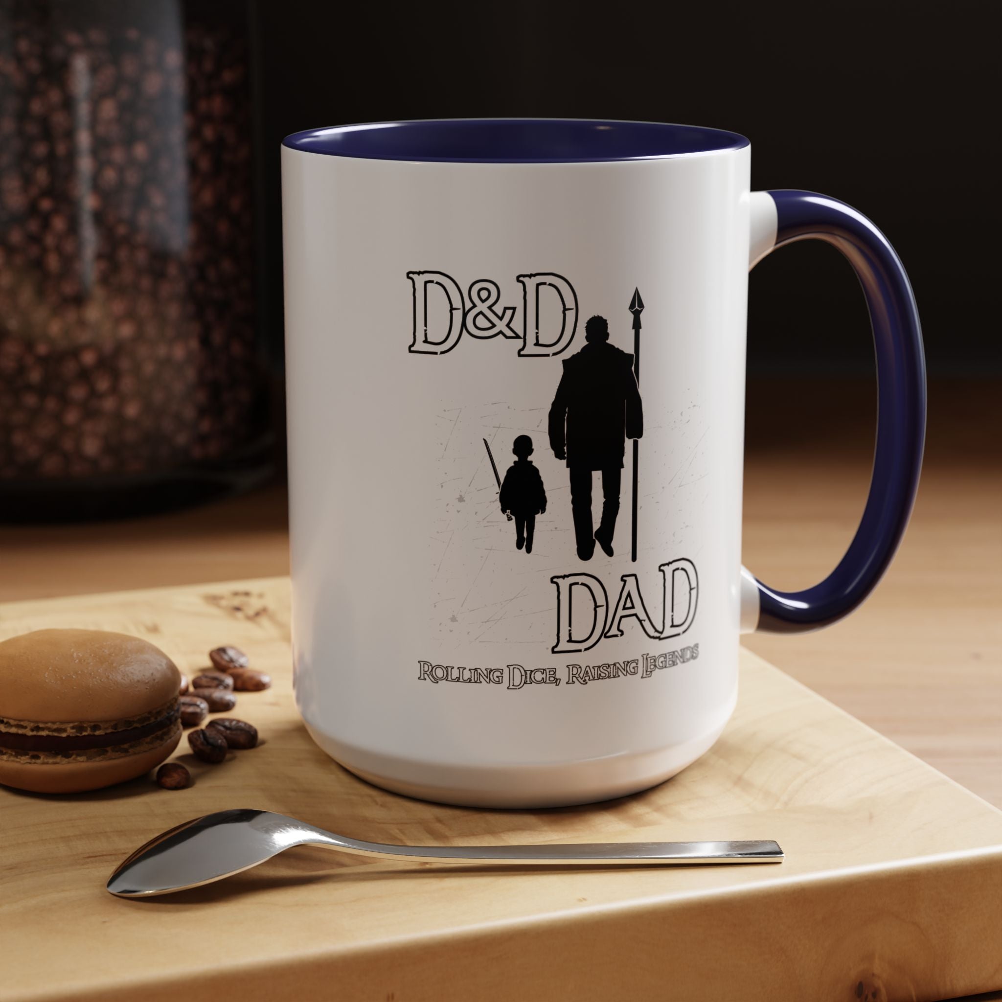 D&D Dad Accent Coffee 15 ozMug — Roleplay Father & Child Gaming Gift