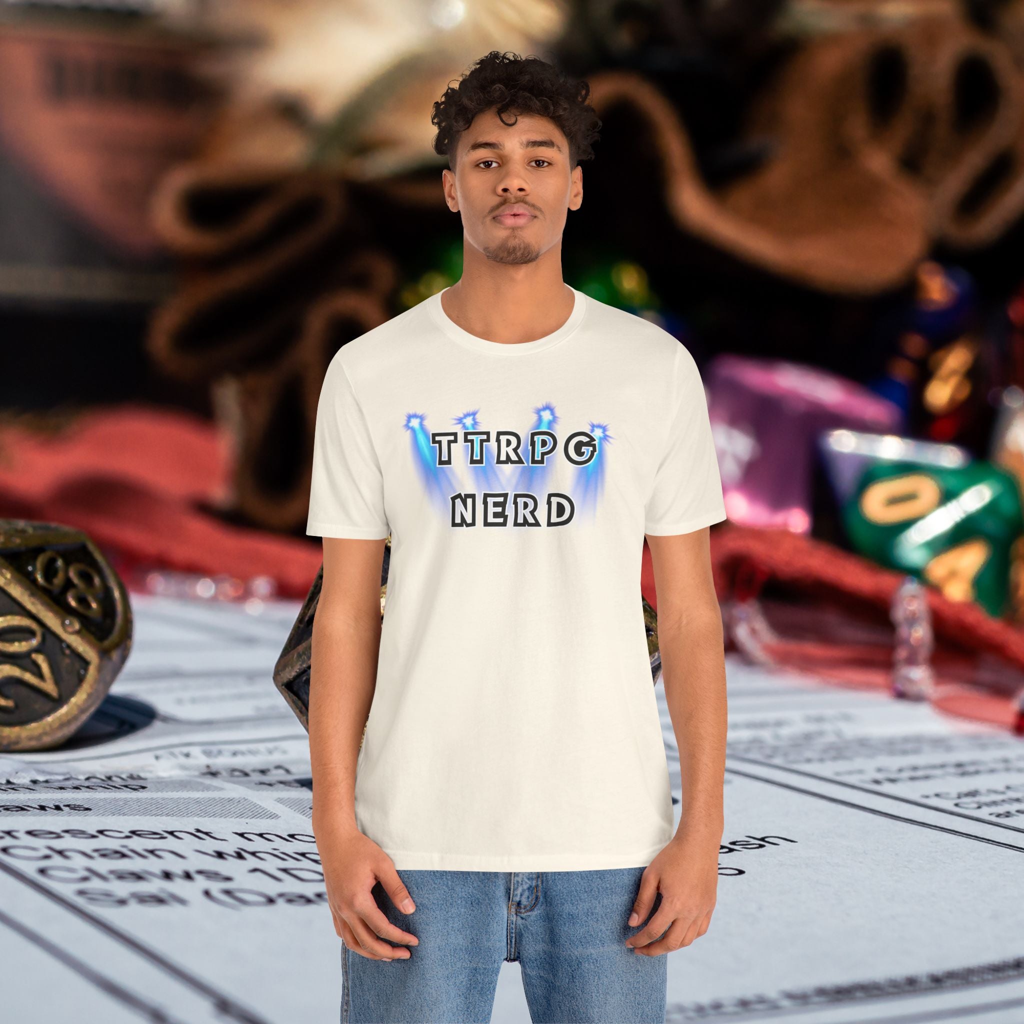 TTRPG Nerd Tee — Tabletop Roleplaying Game Shirt for Gamers