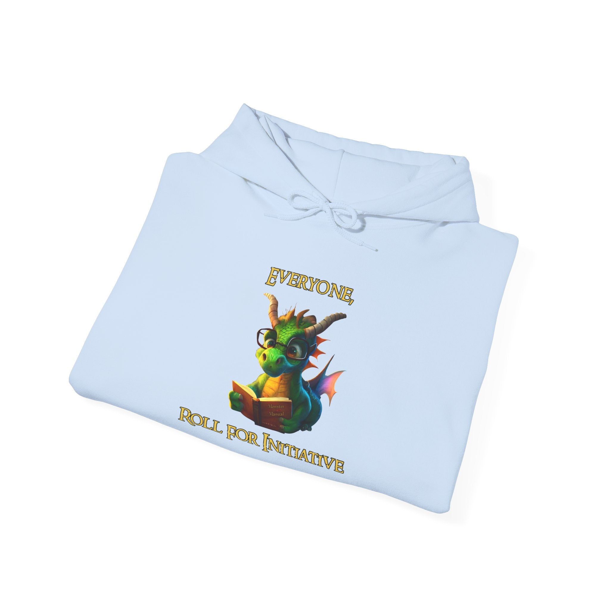 Hoodie — “Everyone Roll for Initiative” Fantasy RPG Dragon Hoodie