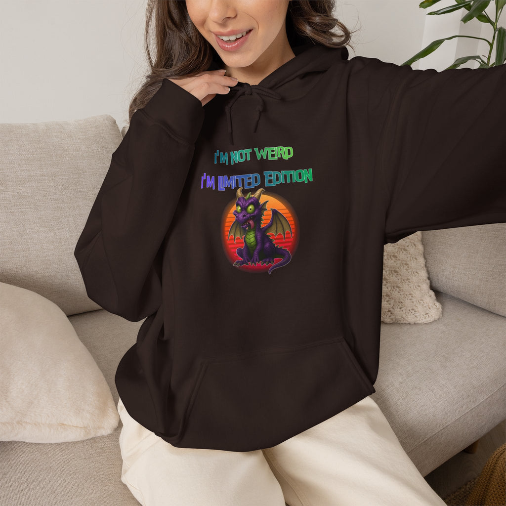 Hoodie — "I’m Not Weird I’m Limited Edition" Graphic