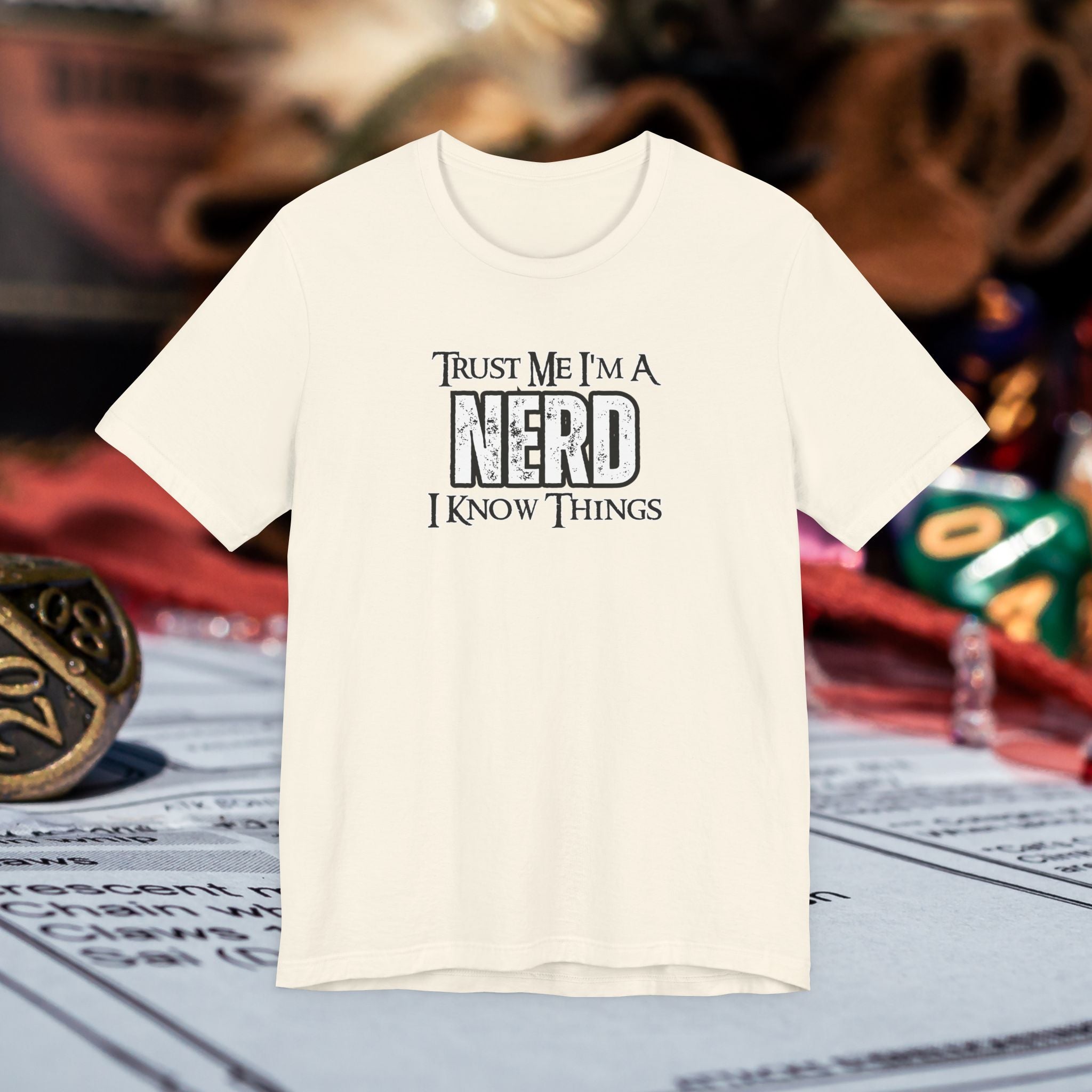 Nerd T-Shirt — “Trust Me I’m a Nerd, I Know Things” Graphic Tee