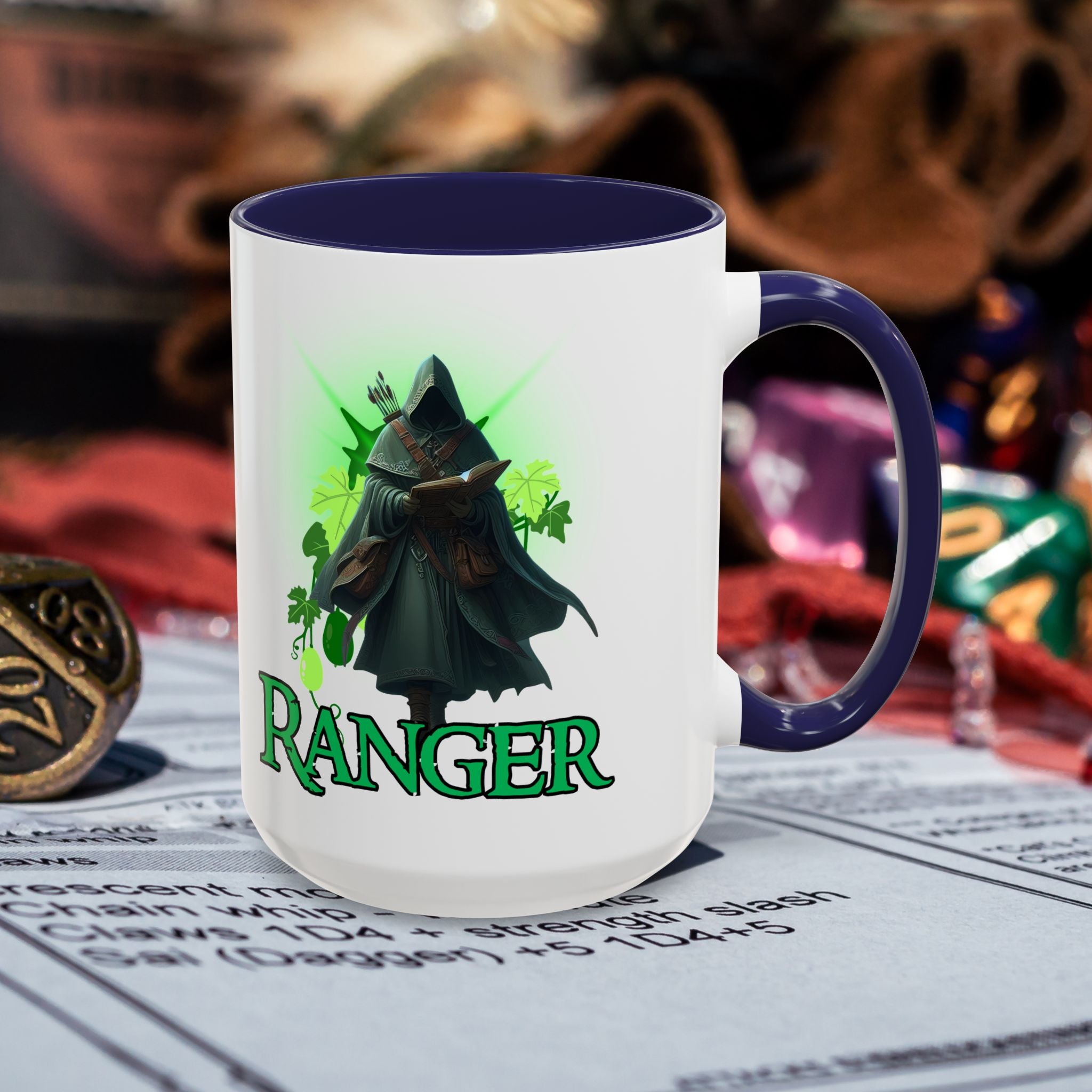 Ranger Coffee Mug — Dungeons & Dragons Inspired Accent Mug (15oz)