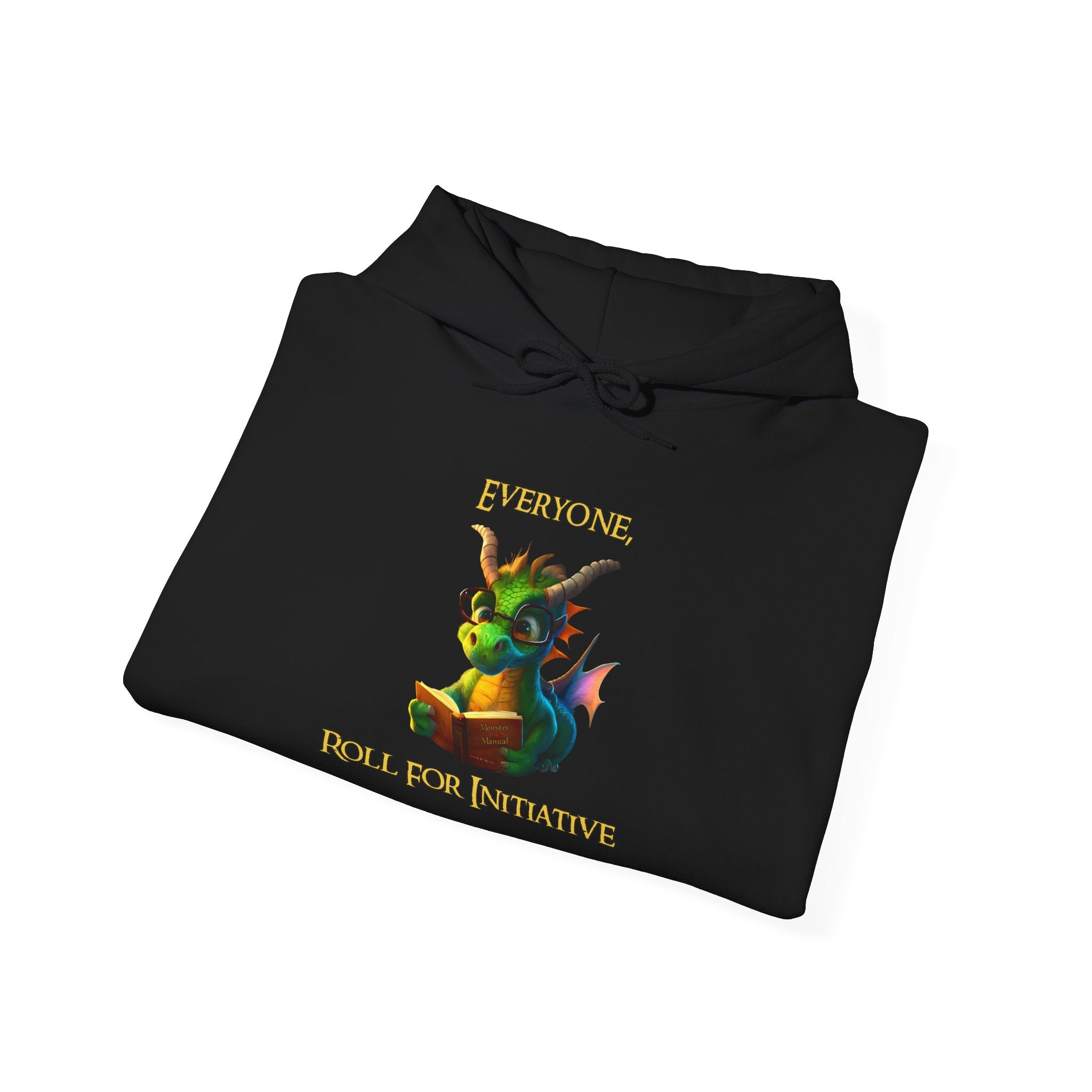 Hoodie — “Everyone Roll for Initiative” Fantasy RPG Dragon Hoodie