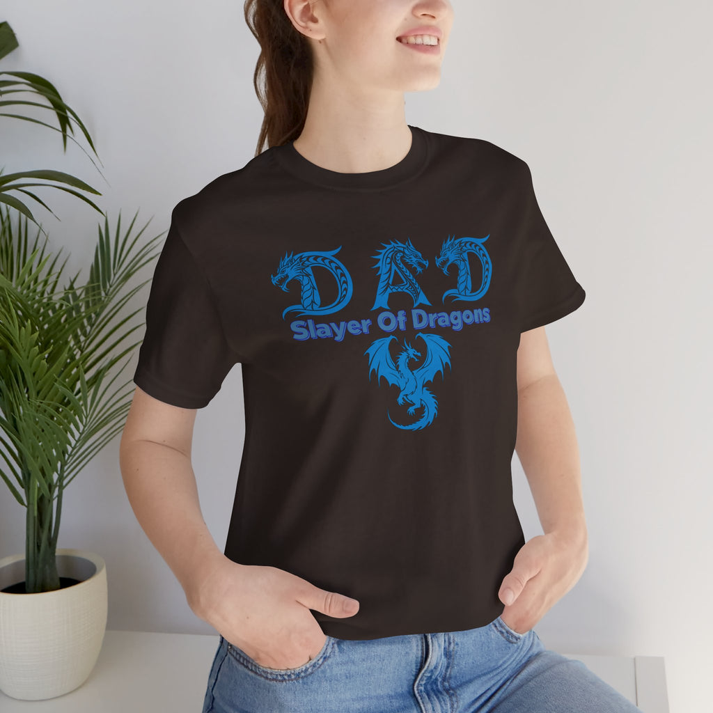 Dad Slayer of Dragons T-Shirt — Funny Father’s Day Dragon Slayer Tee