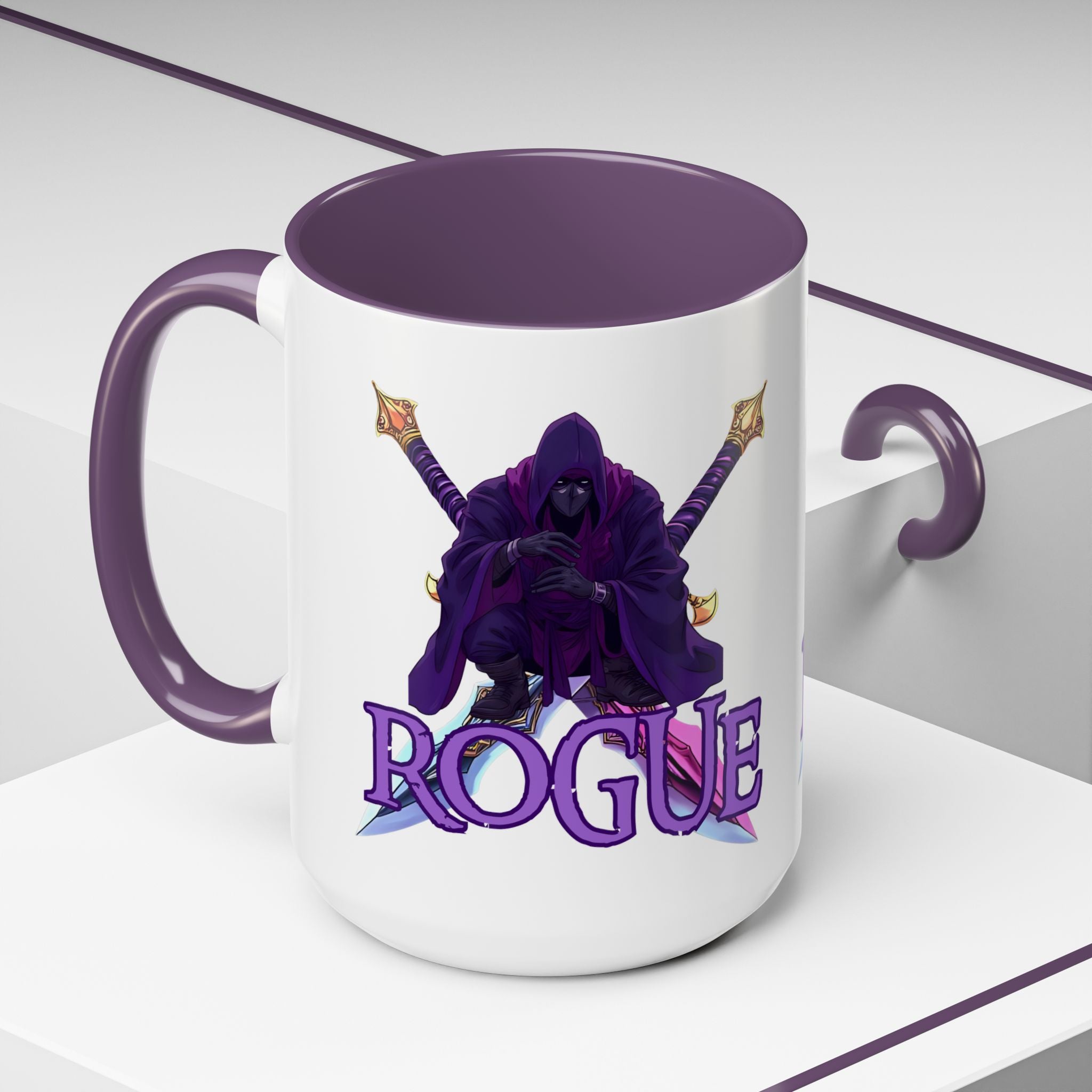 Rogue Gamer Accent Coffee Mug – D&D  Rogue Design (11/15oz)