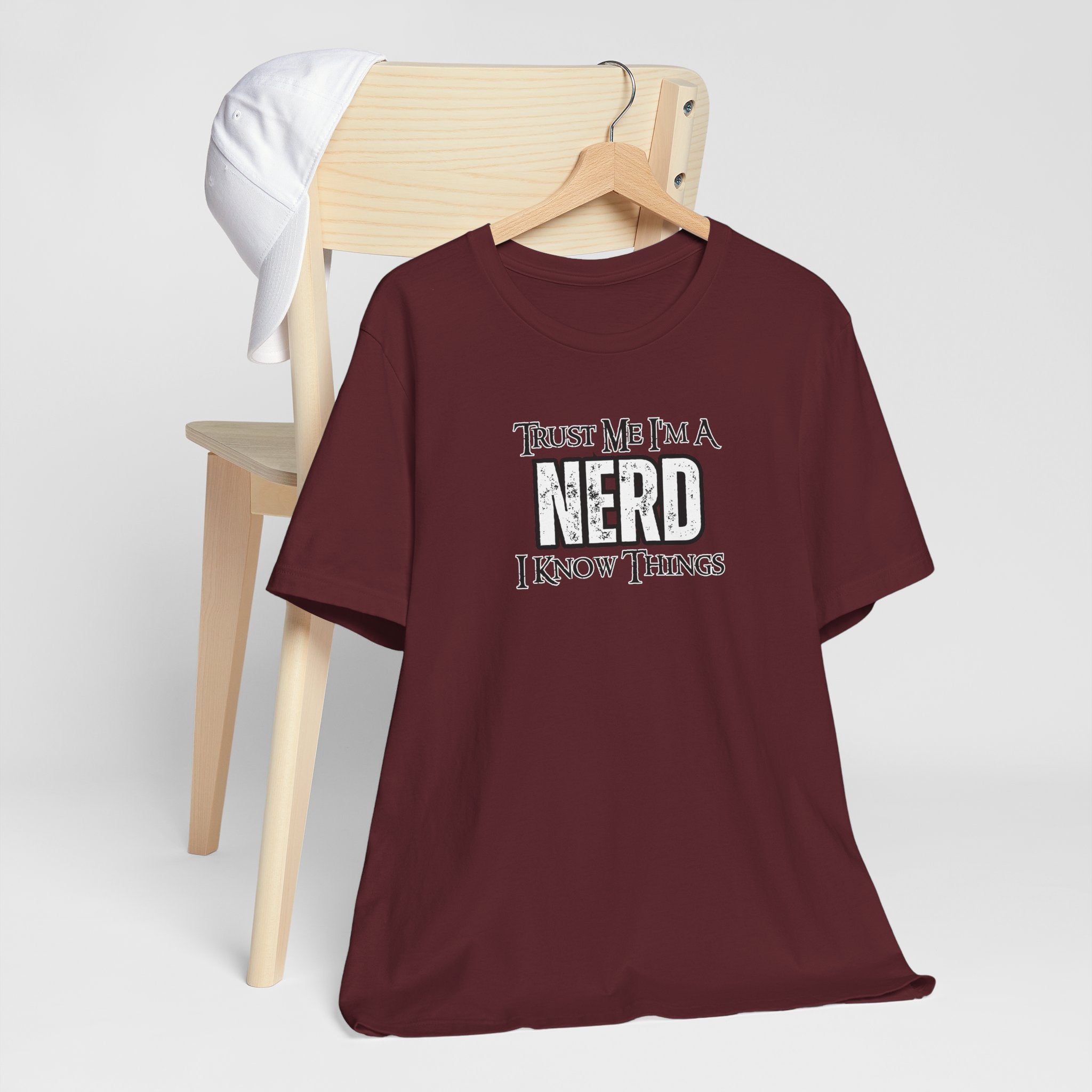 Nerd T-Shirt — “Trust Me I’m a Nerd, I Know Things” Graphic Tee