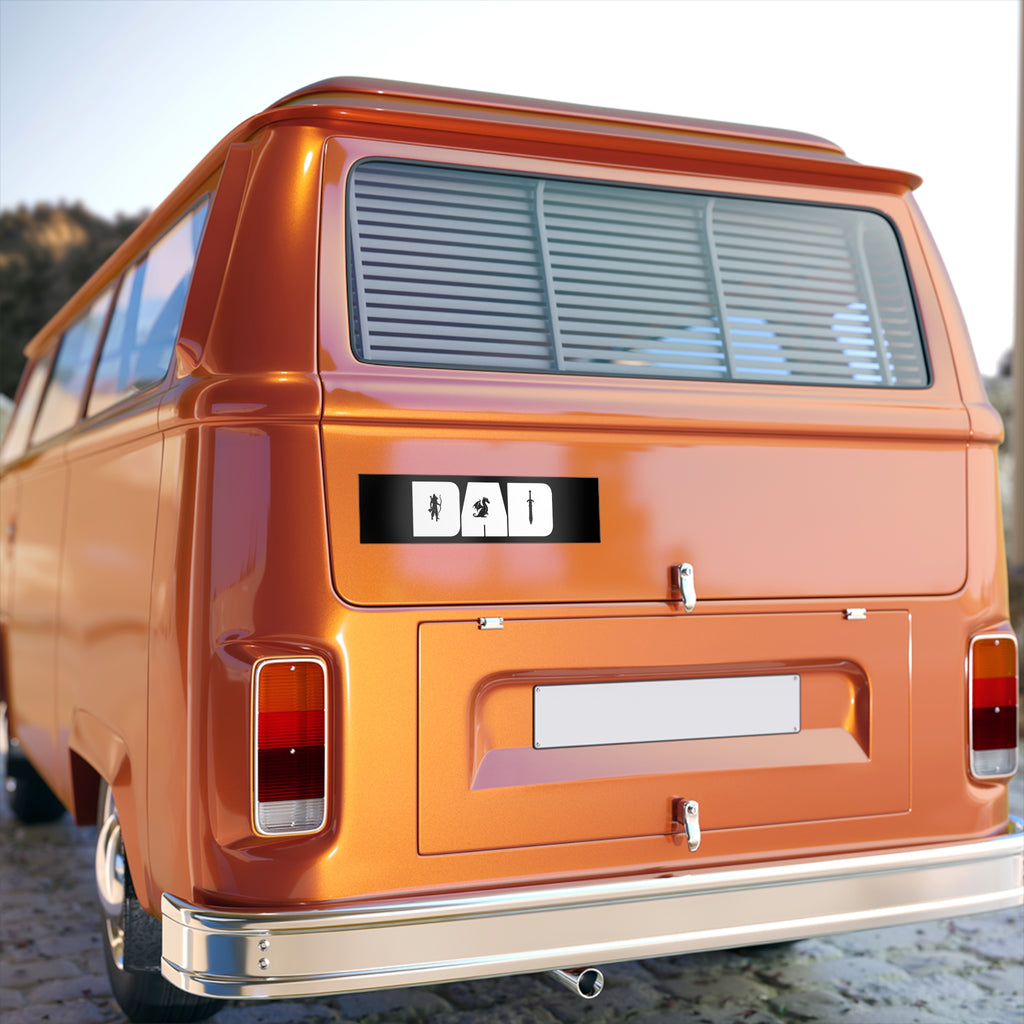 Dad Fantasy Bumper Sticker — RPG Dad D&D Car Decal