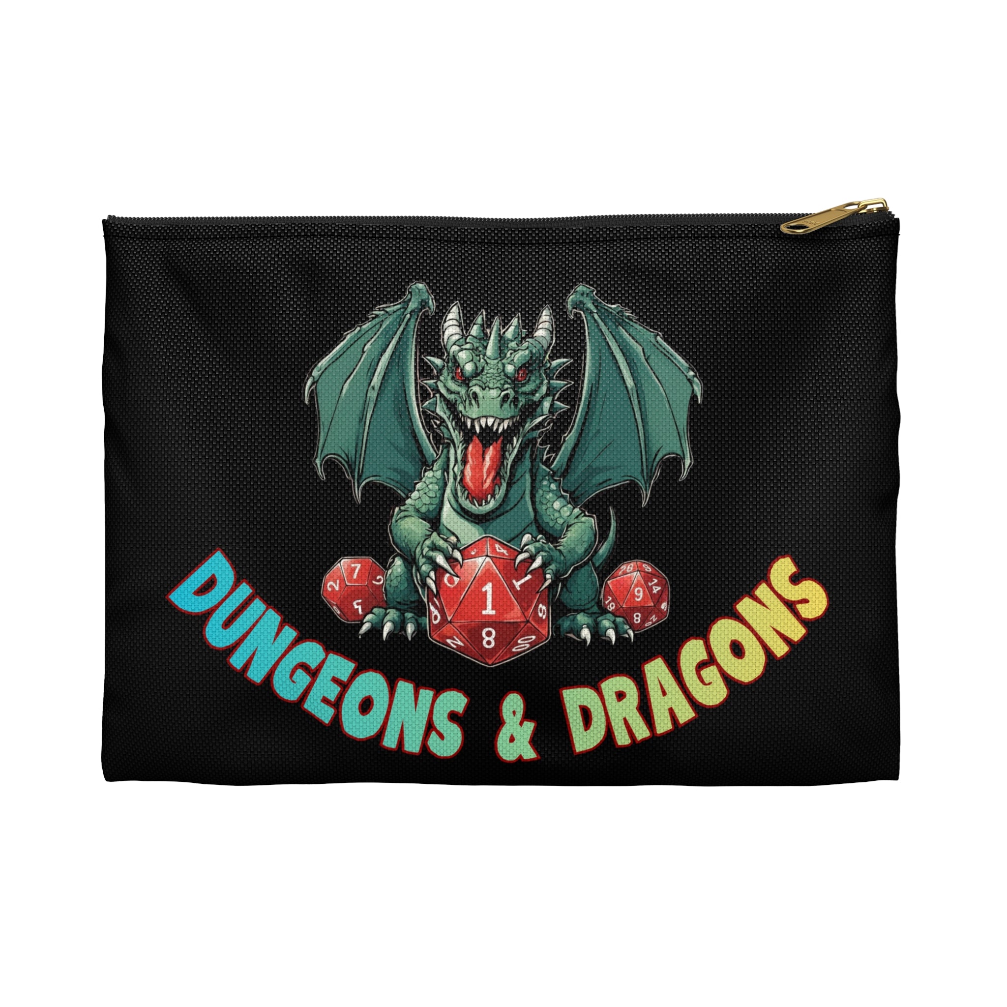 D&D Dice and Mini's Bag