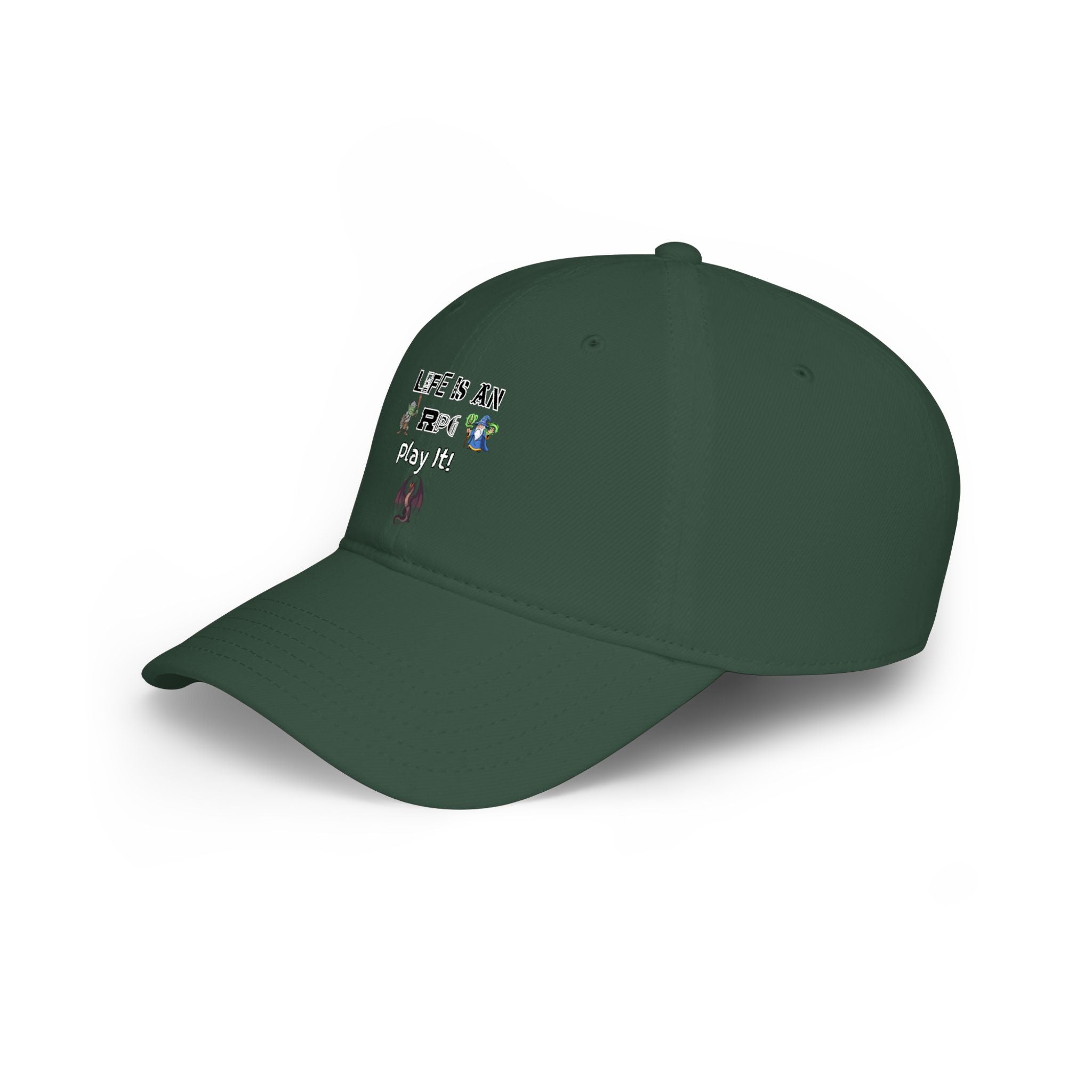 Life Is An RPG Play It! Red Baseball Cap