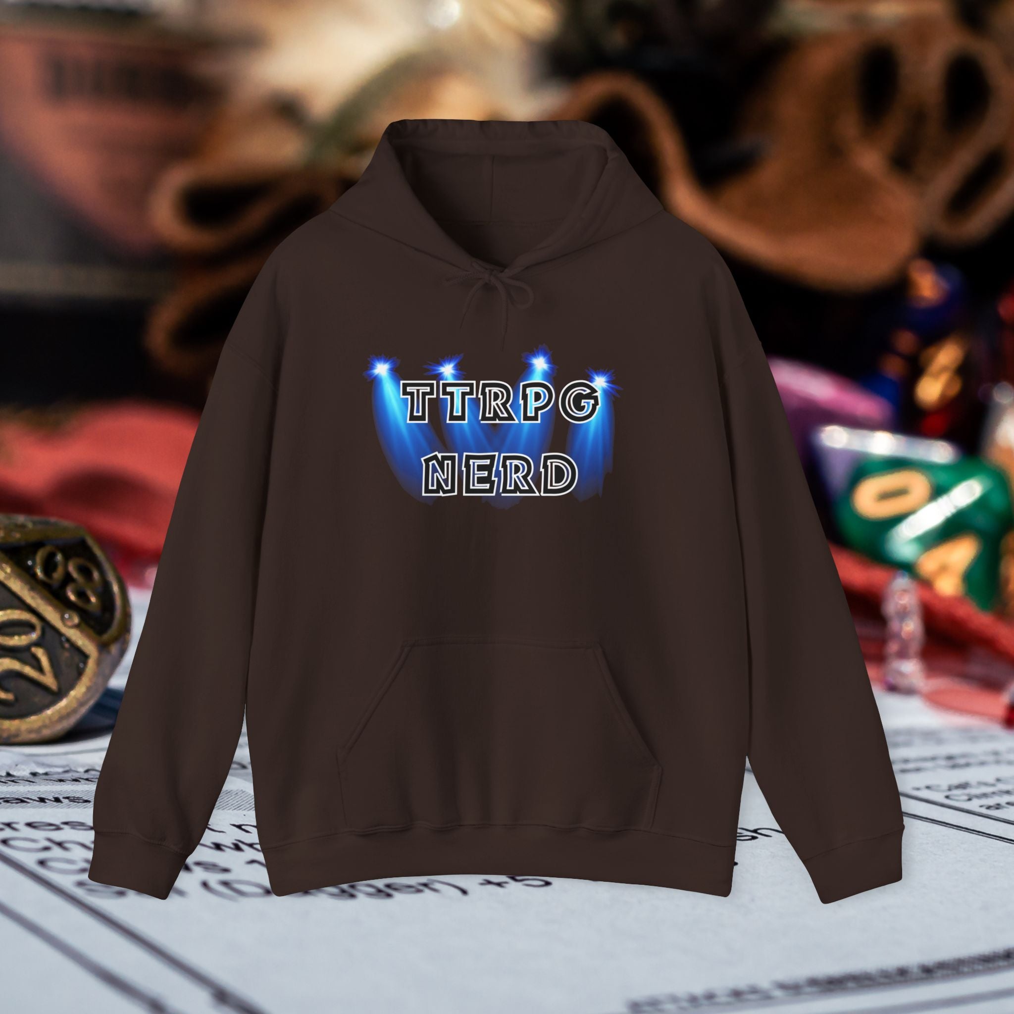 TTRPG Nerd Hoodie — Tabletop RPG Gamer Pullover