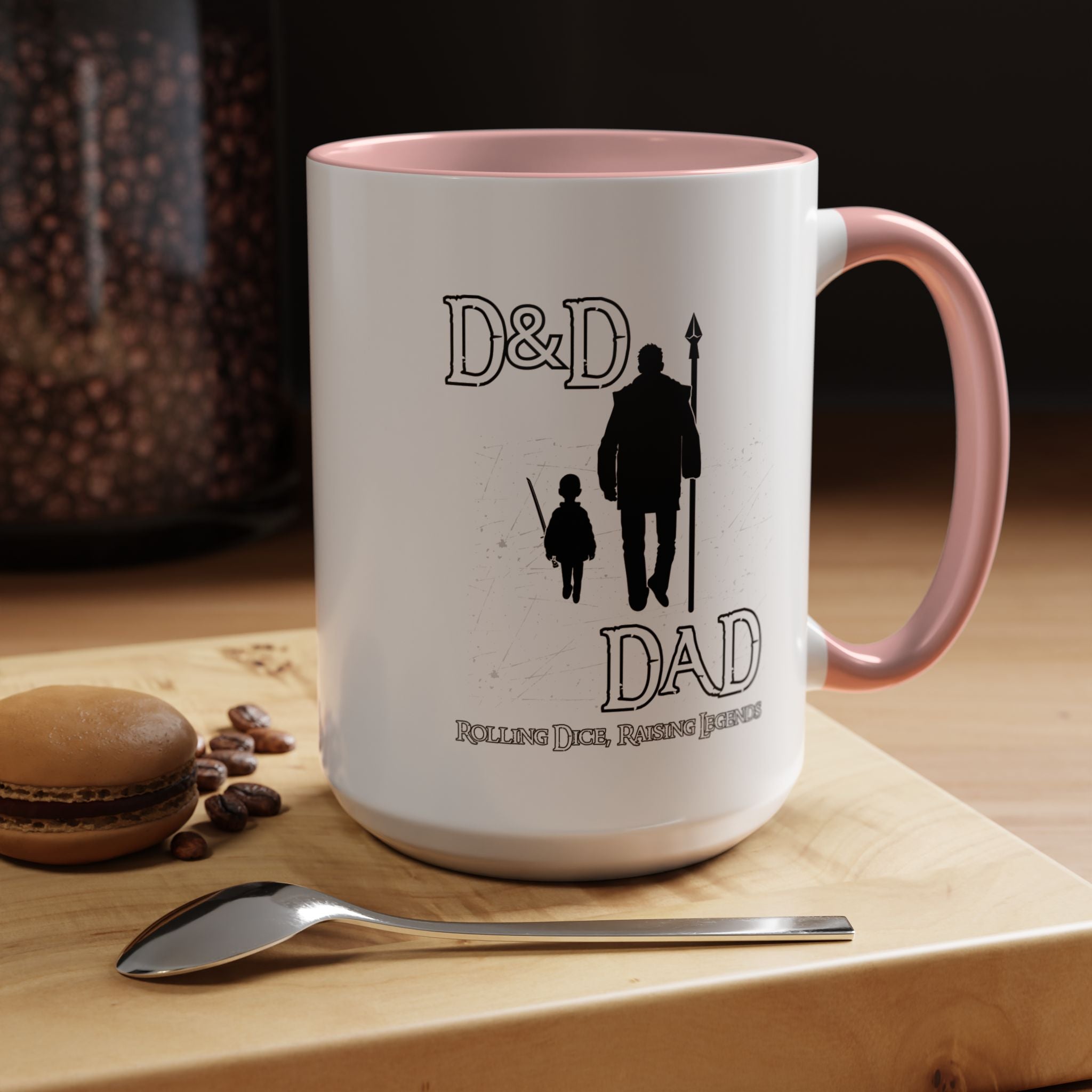 D&D Dad Accent Coffee 15 ozMug — Roleplay Father & Child Gaming Gift