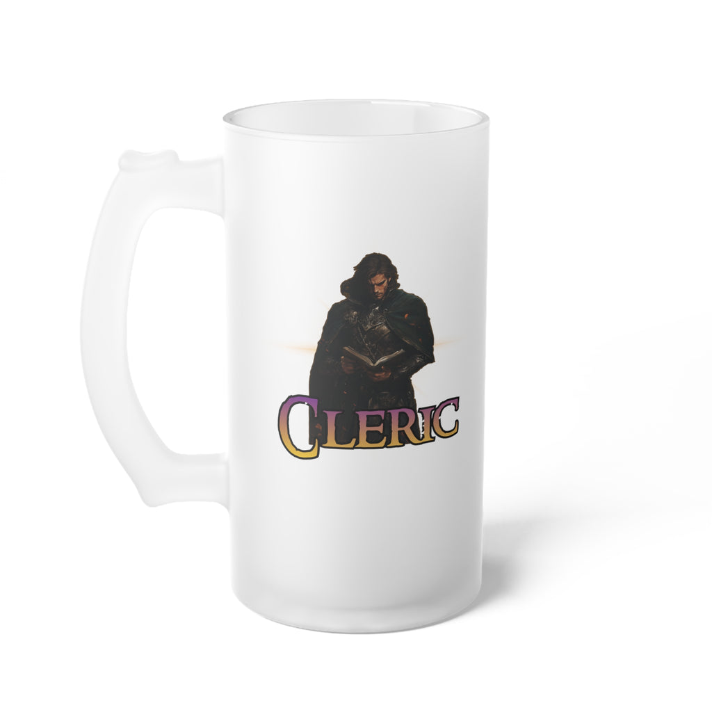 D&D Class Cleric Frosted Beer Mug