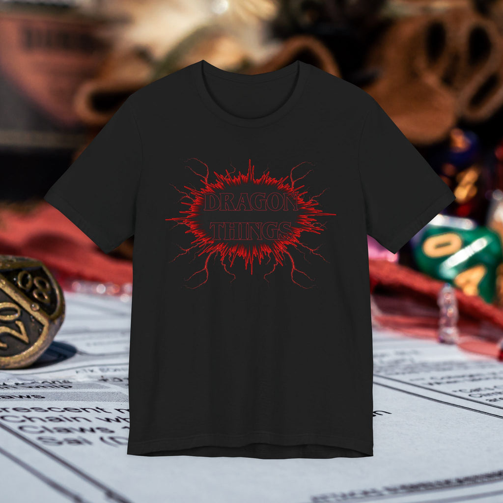 Dragon Things T-Shirt — Graphic (RPG Dice Gamer Tee)