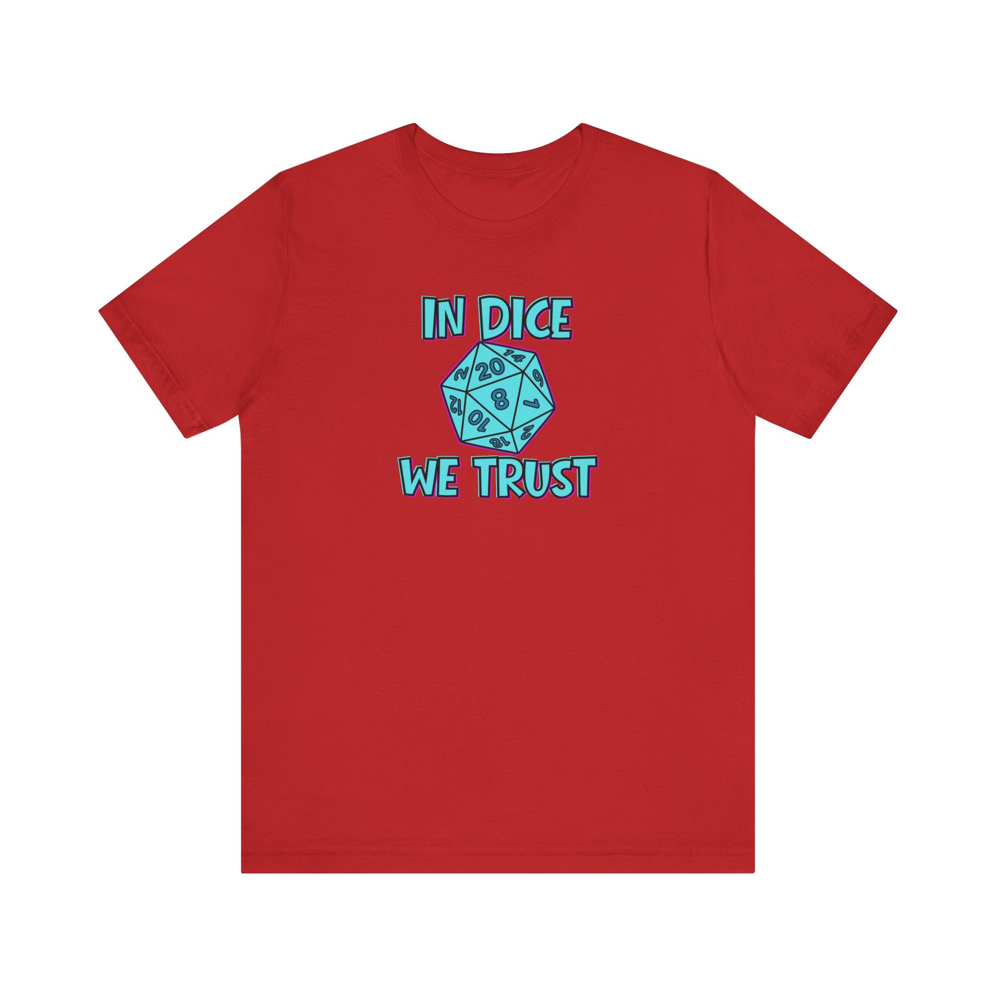 In Dice We Trust D20 T-Shirt — Gamer Dungeons & Dragons Tee