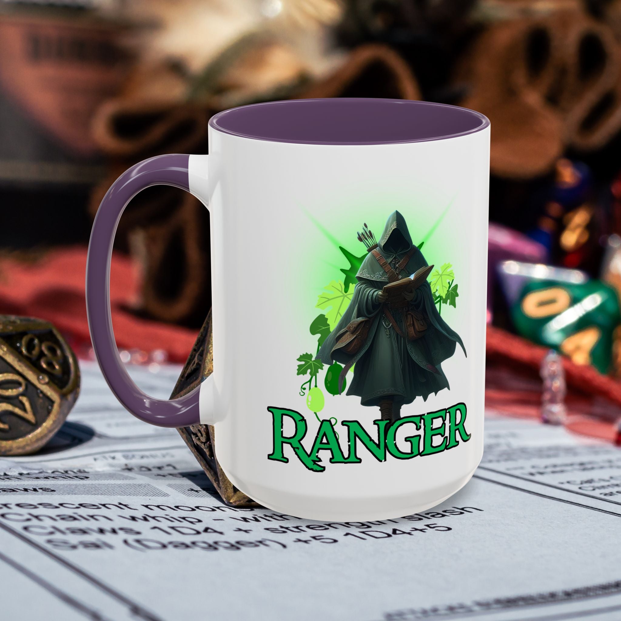 Ranger Coffee Mug — Dungeons & Dragons Inspired Accent Mug (15oz)