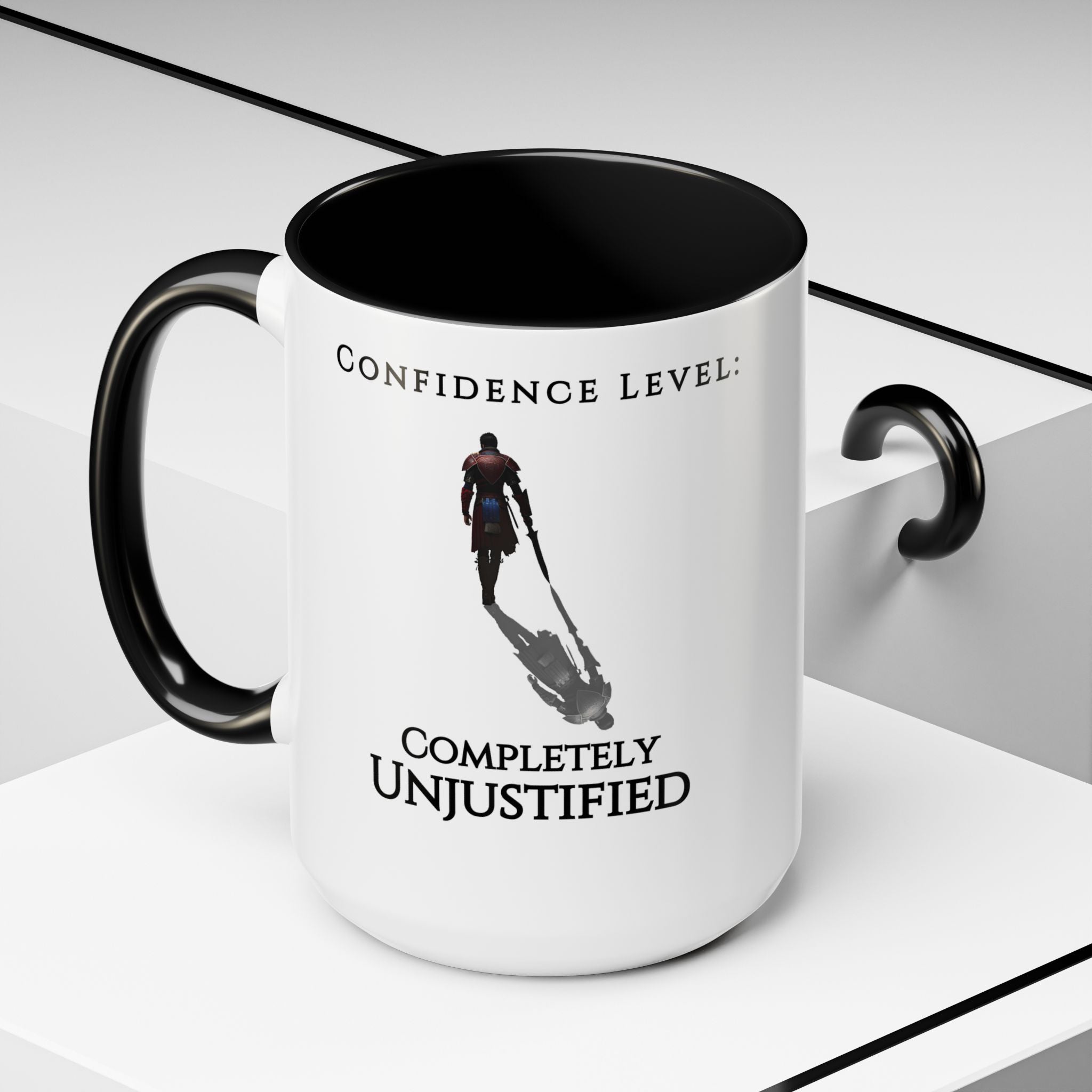 Confidence Level: Completely Unjustified Coffee Mug