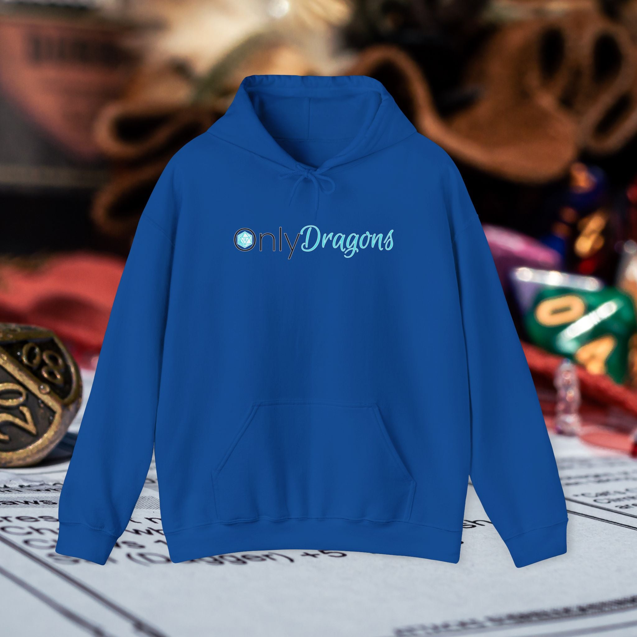 Only Dragons Hoodie —  Gaming & D&D Hooded Sweatshirt