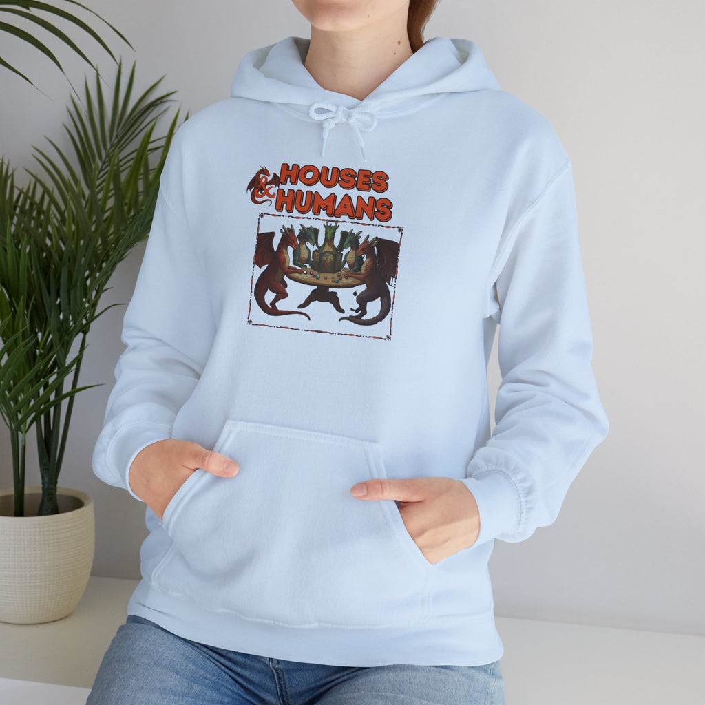Houses & Humans Hoodie – Cozy D&D Fantasy Gaming Sweatshirt
