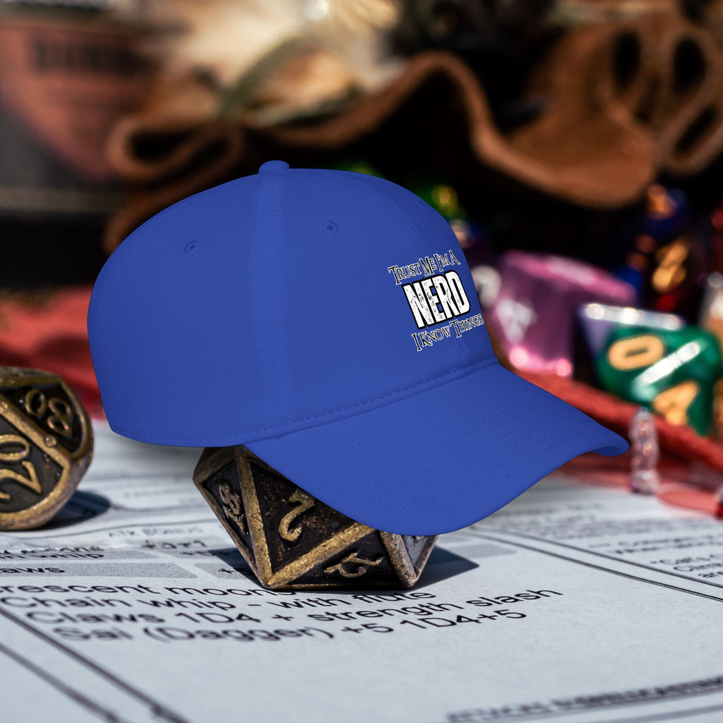 Nerd Gaming Hat — "Trust Me I'm A Nerd, I Know Things" Low-Profile Baseball Hat