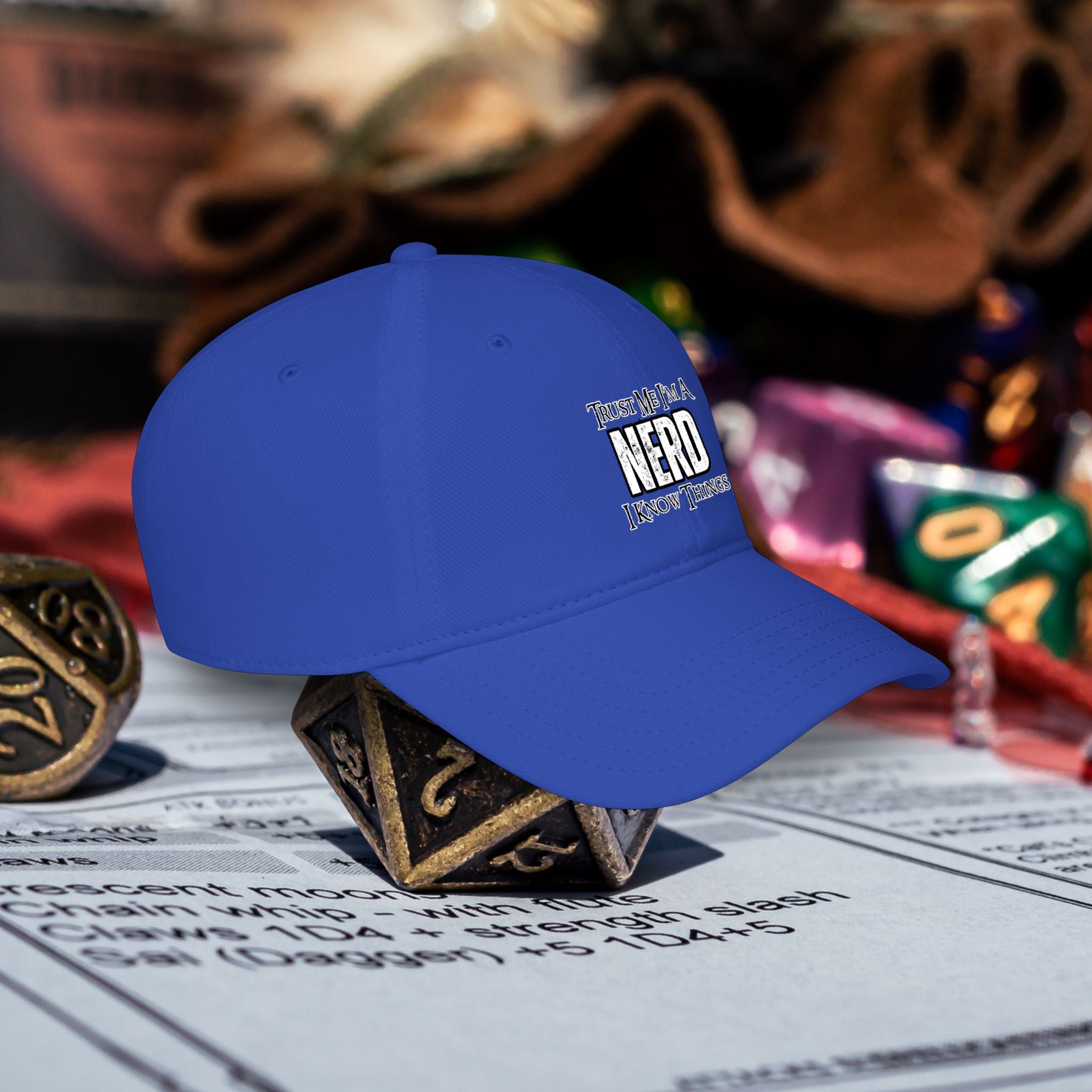 Nerd Gaming Hat — "Trust Me I'm A Nerd, I Know Things" Low-Profile Baseball Hat