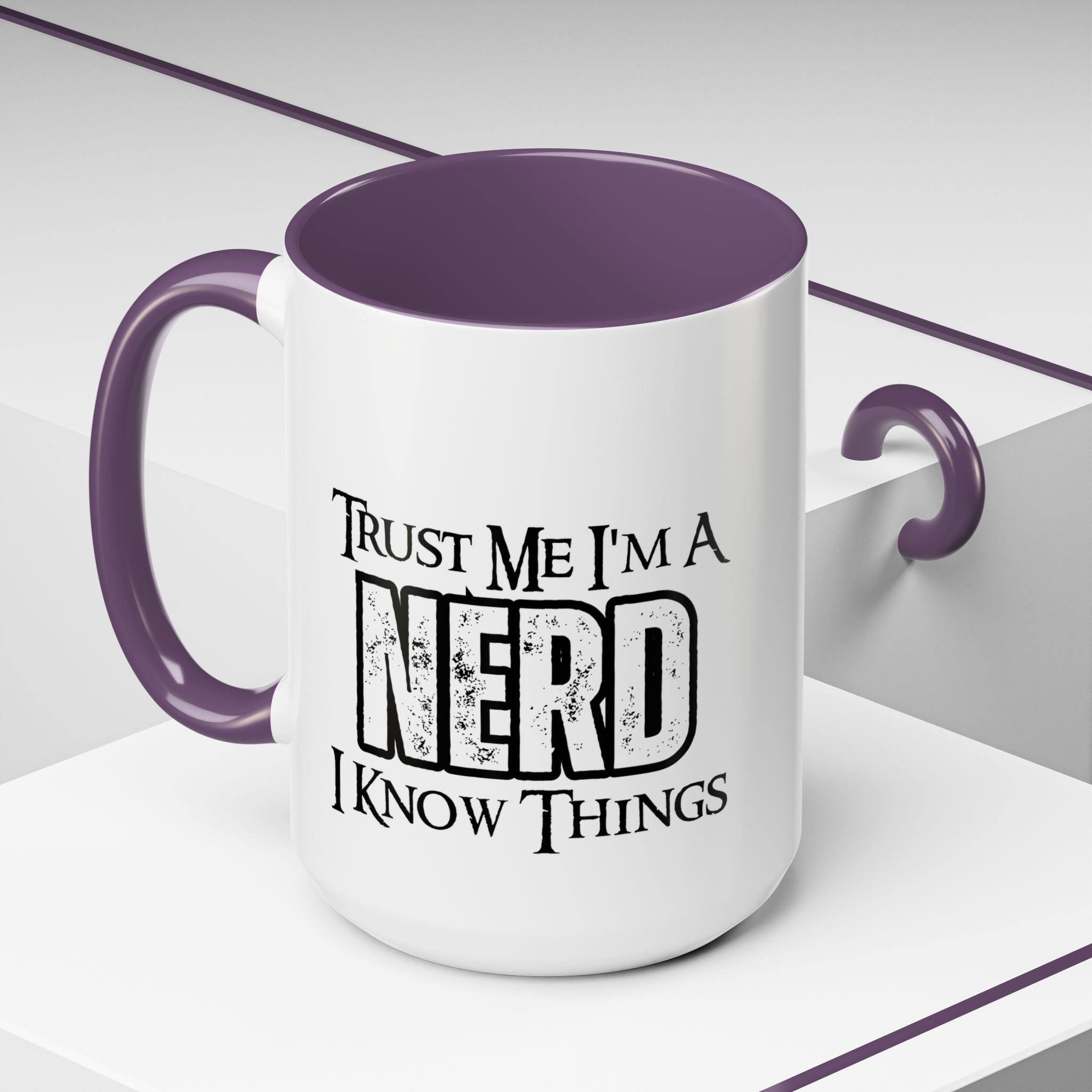 Trust Me I’m a Nerd Coffee Mug — Funny Dungeons & Dragons Gamer Gift (15oz)