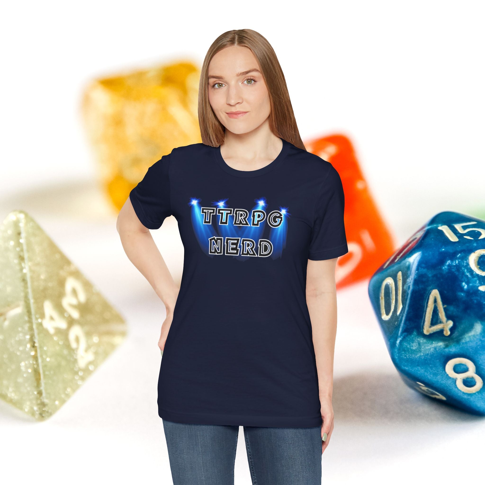 TTRPG Nerd Tee — Tabletop Roleplaying Game Shirt for Gamers