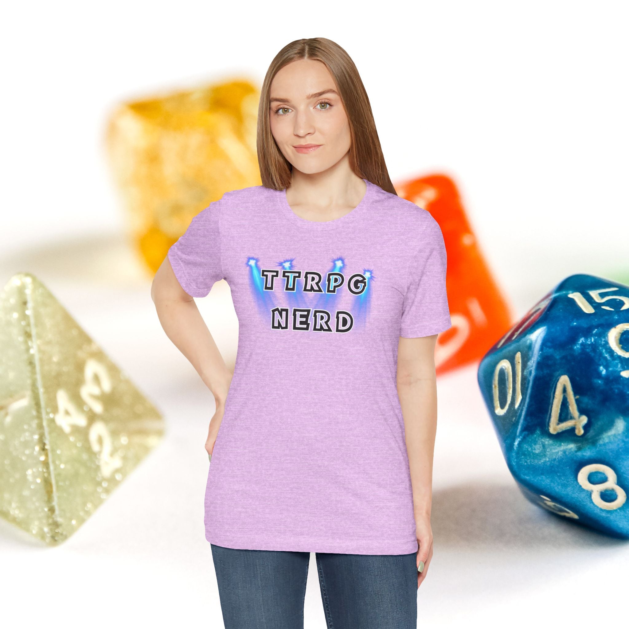 TTRPG Nerd Tee — Tabletop Roleplaying Game Shirt for Gamers