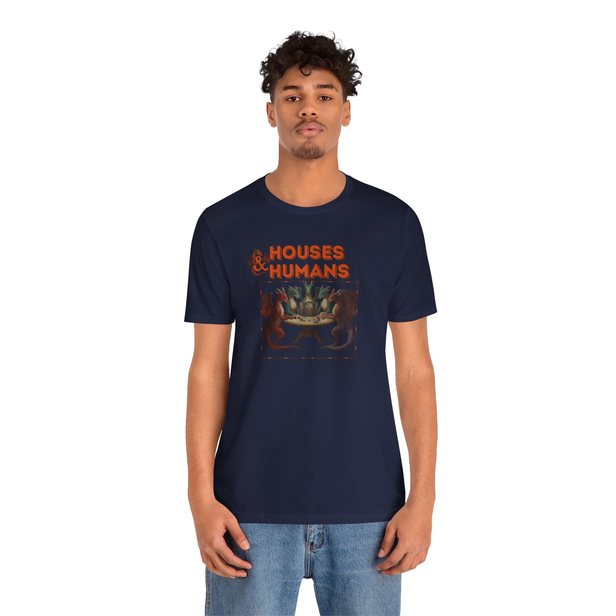 T-Shirt — "Houses & Humans" Fantasy Graphic Tee