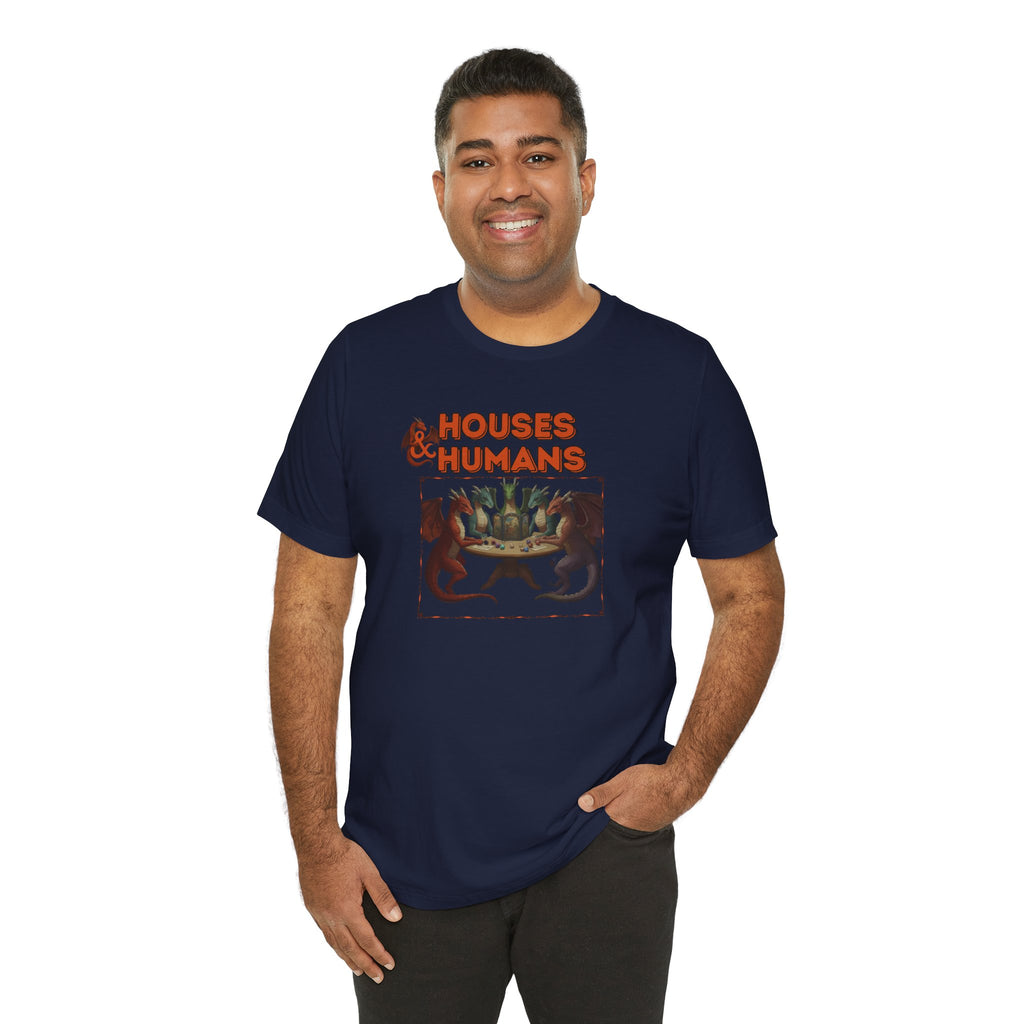 T-Shirt — "Houses & Humans" Fantasy Graphic Tee
