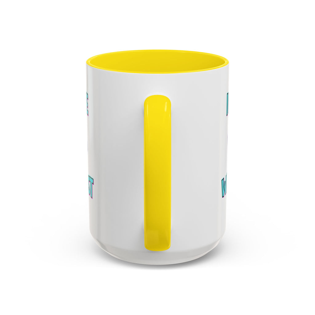 D20 Coffee Mug — "In Dice We Trust" Gamer RPG Dice Mug (15oz Accent)