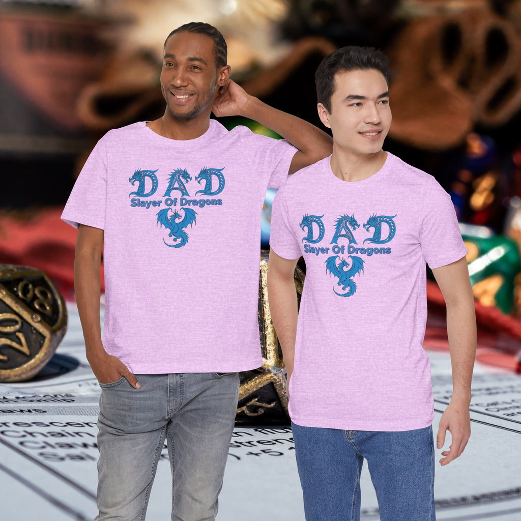Dad Slayer of Dragons T-Shirt — Funny Father’s Day Dragon Slayer Tee