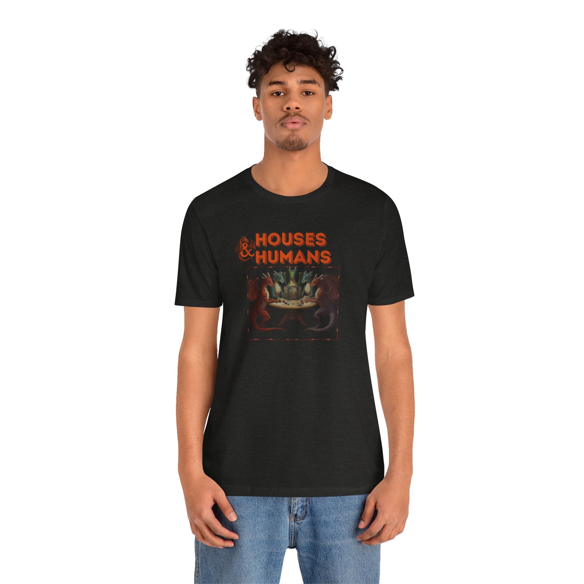 T-Shirt — "Houses & Humans" Fantasy Graphic Tee