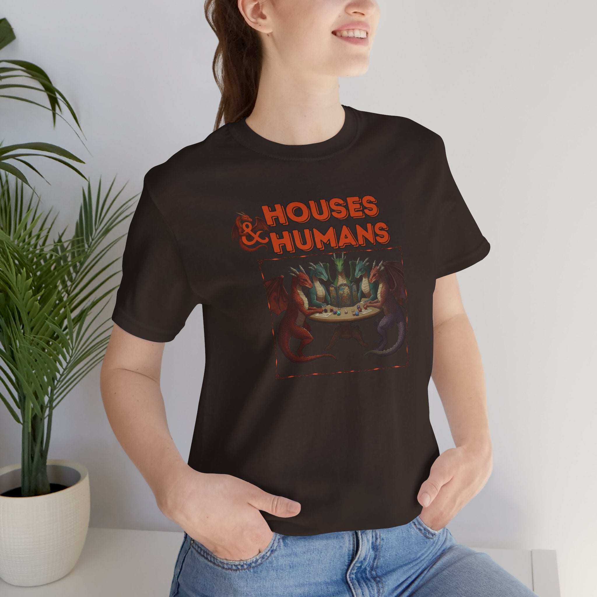 T-Shirt — "Houses & Humans" Fantasy Graphic Tee