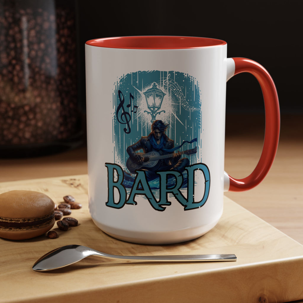 Bard Coffee Mug – D&D Bard RPG Musician Design (15 oz)