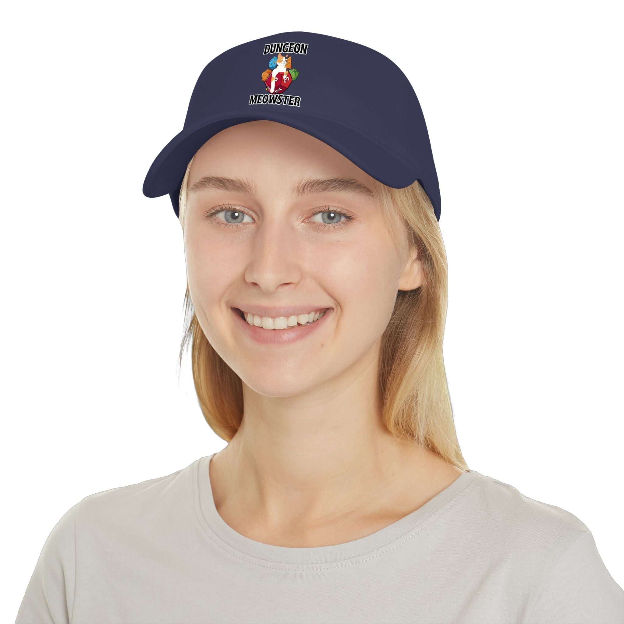 Dungeon Meowster Low-Profile Baseball Cap
