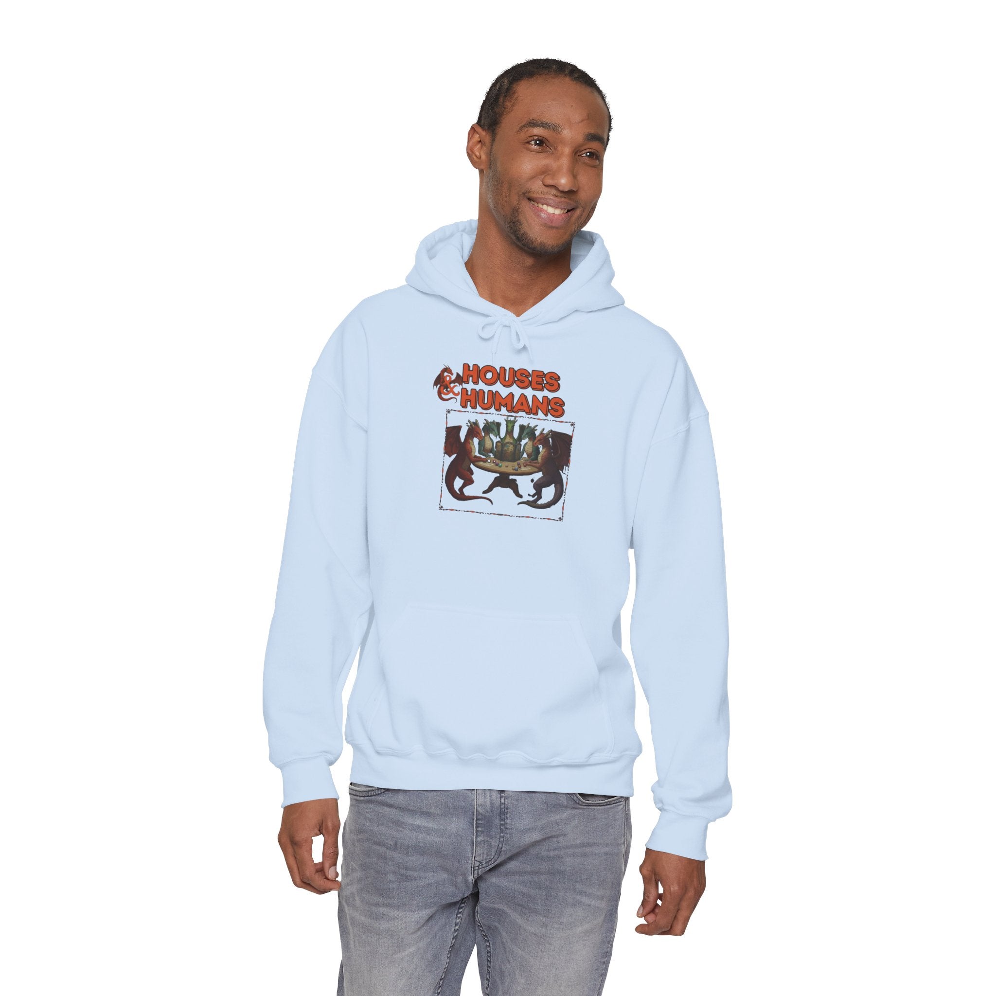 Houses & Humans Hoodie – Cozy D&D Fantasy Gaming Sweatshirt