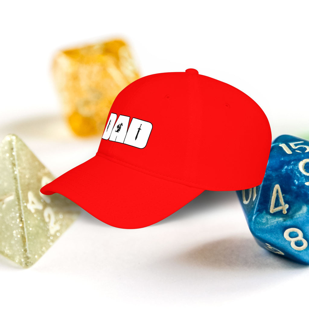 Dad RPG Gamer Cap — Low Profile Baseball Hat for Tabletop & Dungeons & Dragons Fans