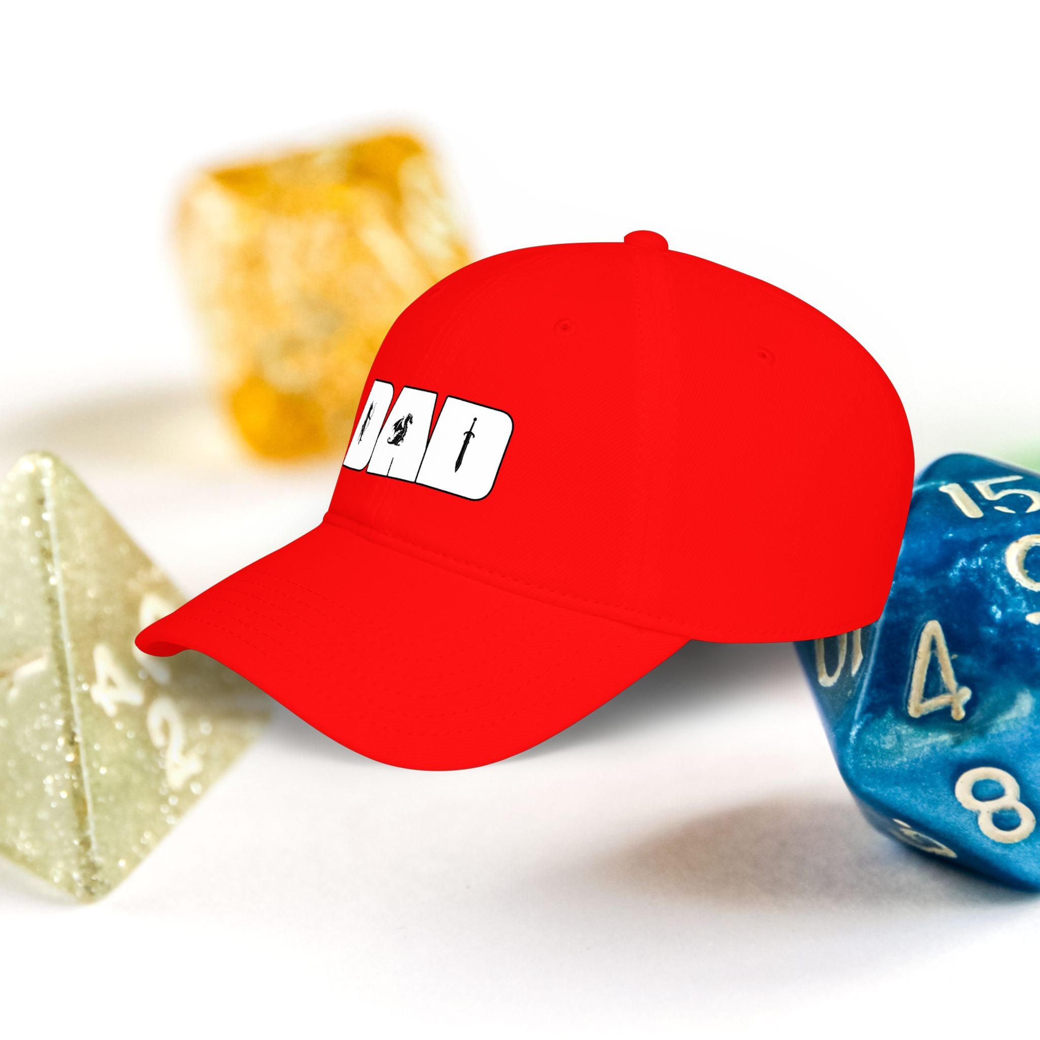 Dad RPG Gamer Cap — Low Profile Baseball Hat for Tabletop & Dungeons & Dragons Fans