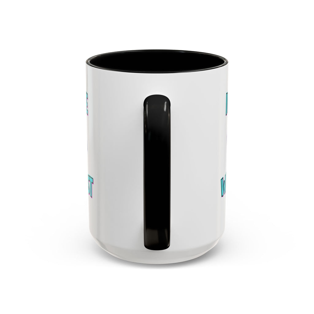 D20 Coffee Mug — "In Dice We Trust" Gamer RPG Dice Mug (15oz Accent)