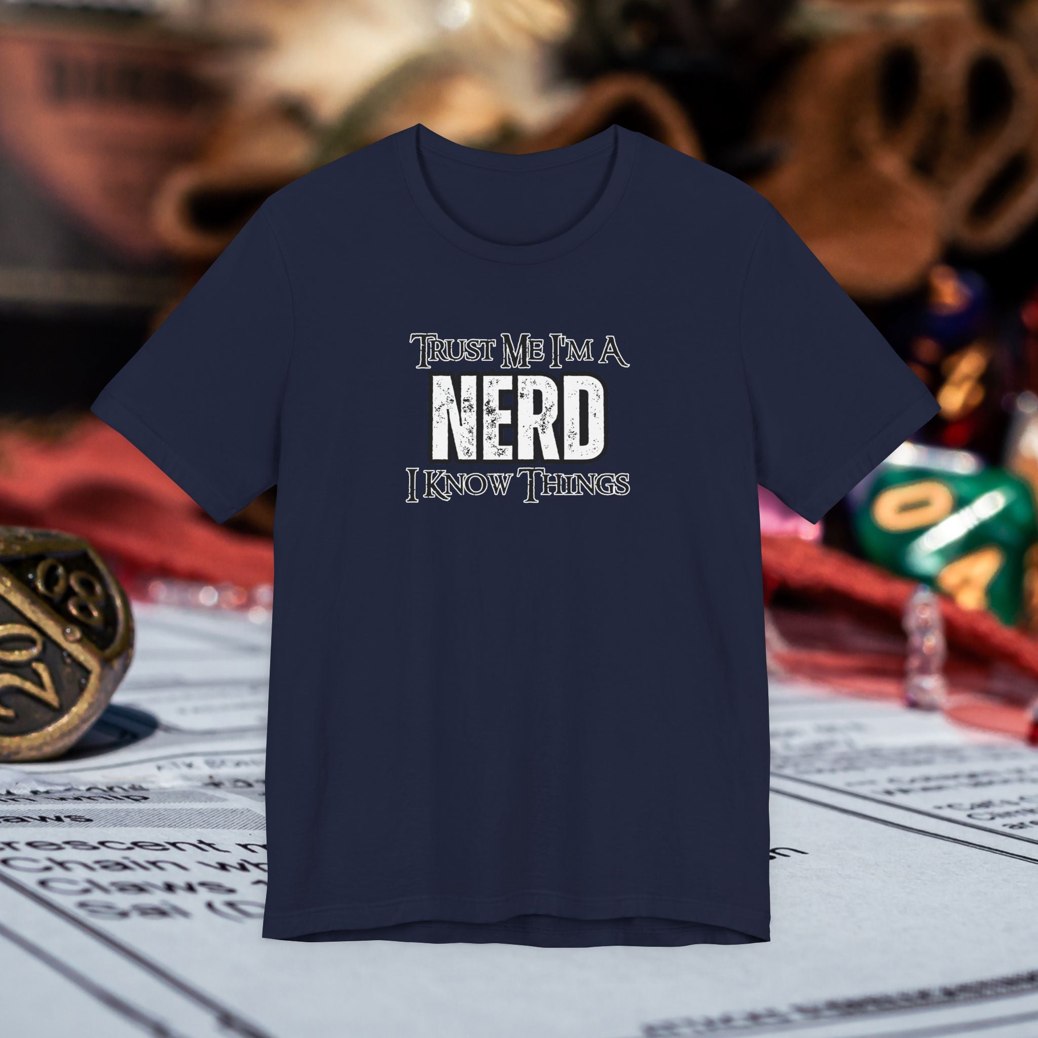 Nerd T-Shirt — “Trust Me I’m a Nerd, I Know Things” Graphic Tee
