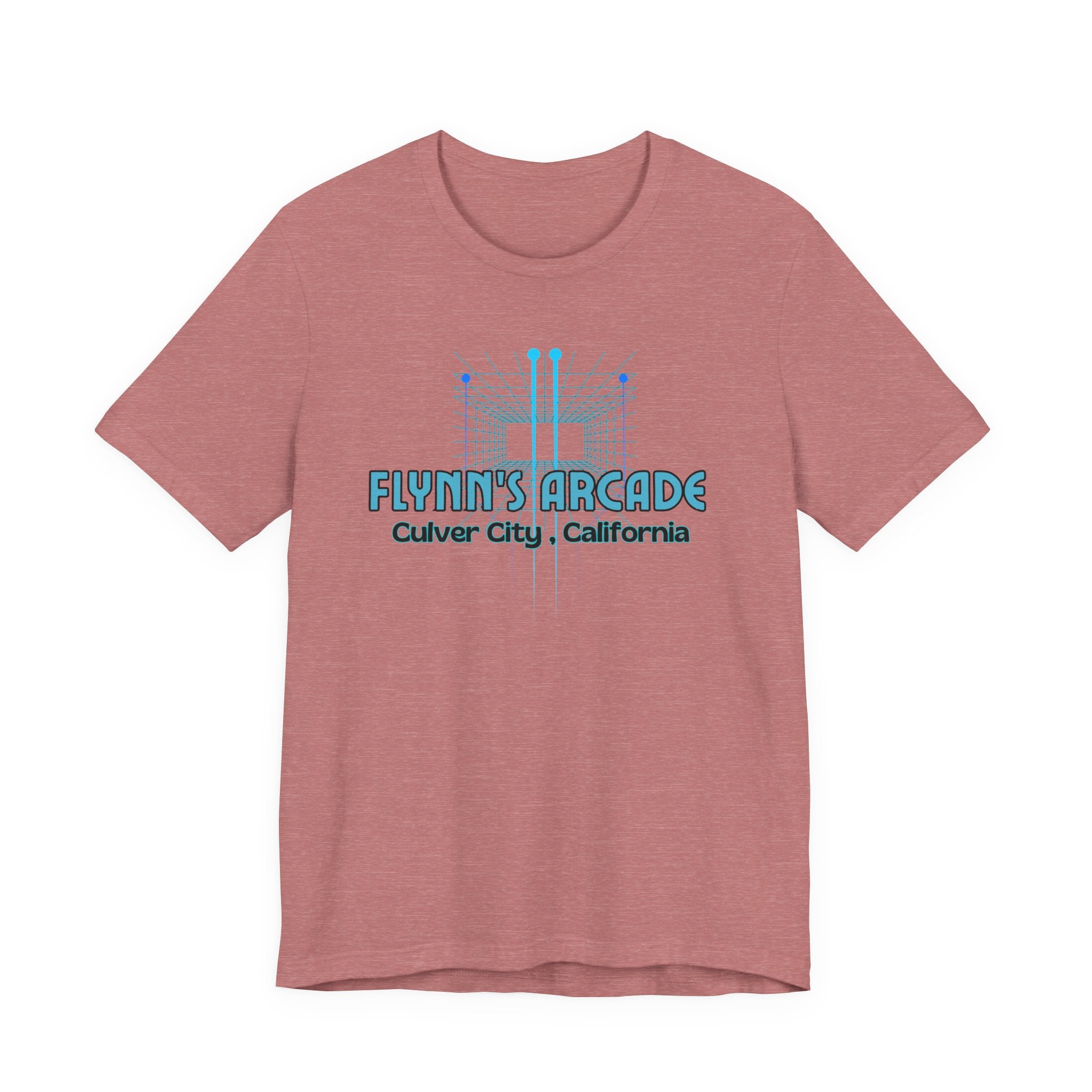 Arcade Tee - "Flynn's Arcade, Culver City, California" Tron Inspired Retro Gaming T-Shirt