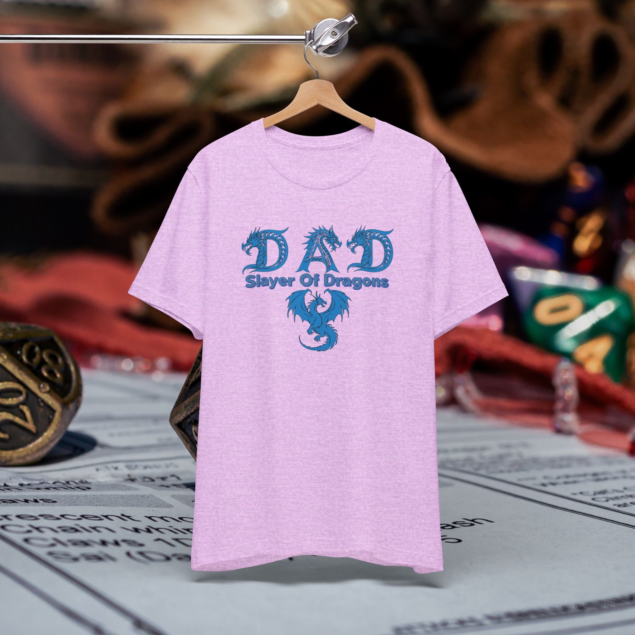Dad Slayer of Dragons T-Shirt — Funny Father’s Day Dragon Slayer Tee
