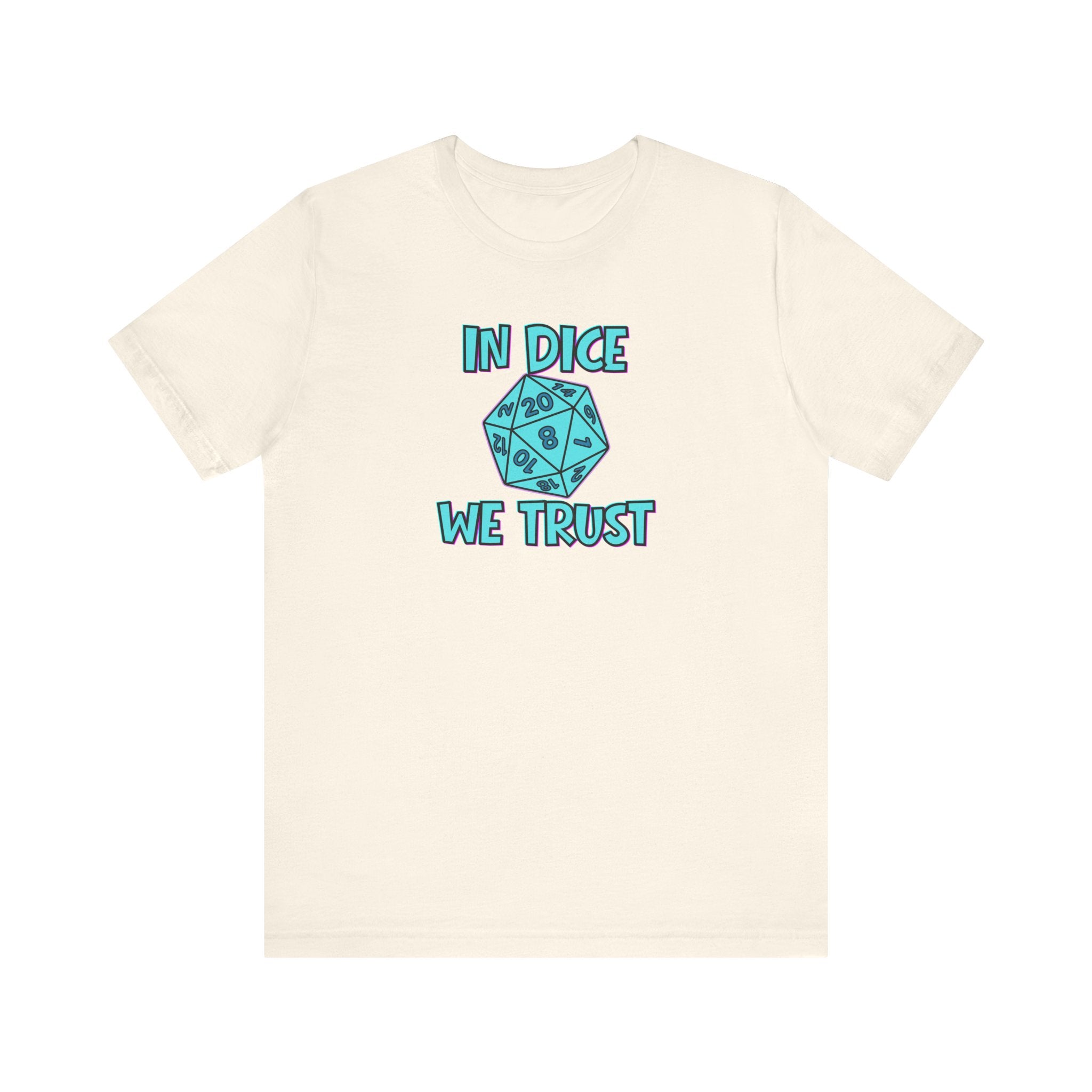 In Dice We Trust D20 T-Shirt — Gamer Dungeons & Dragons Tee