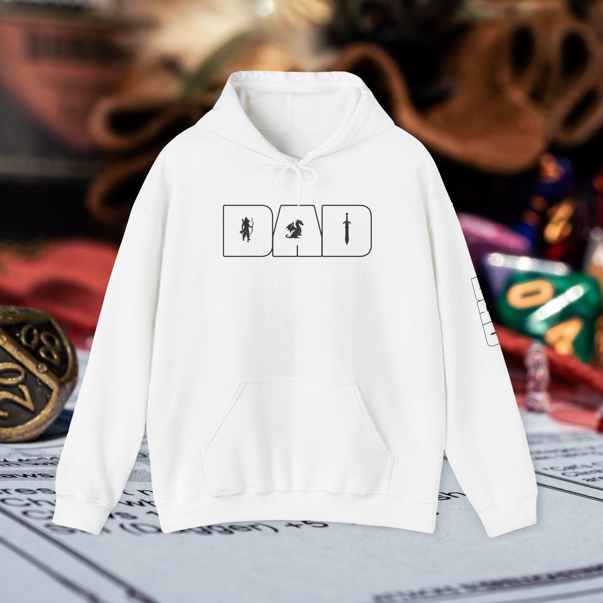 Rpg Dad Icon Hoodie — Badass Dad Hoodie