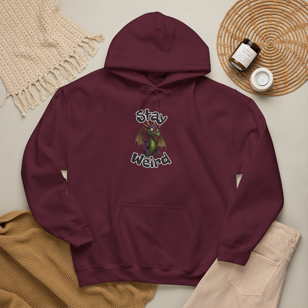 'Stay Weird' Dragon Hoodie