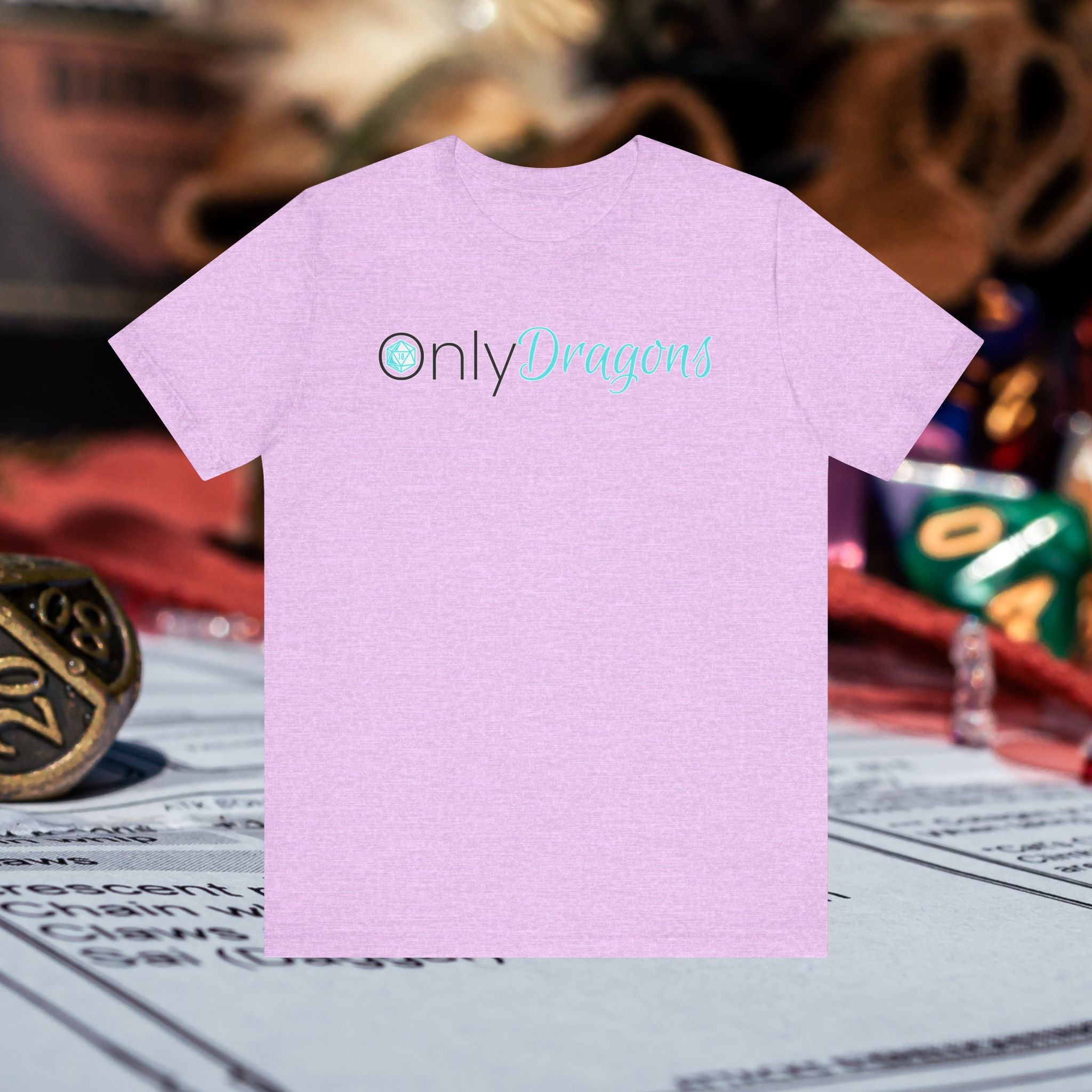 Only Dragons T‑Shirt — Fantasy RPG Gamer Tee